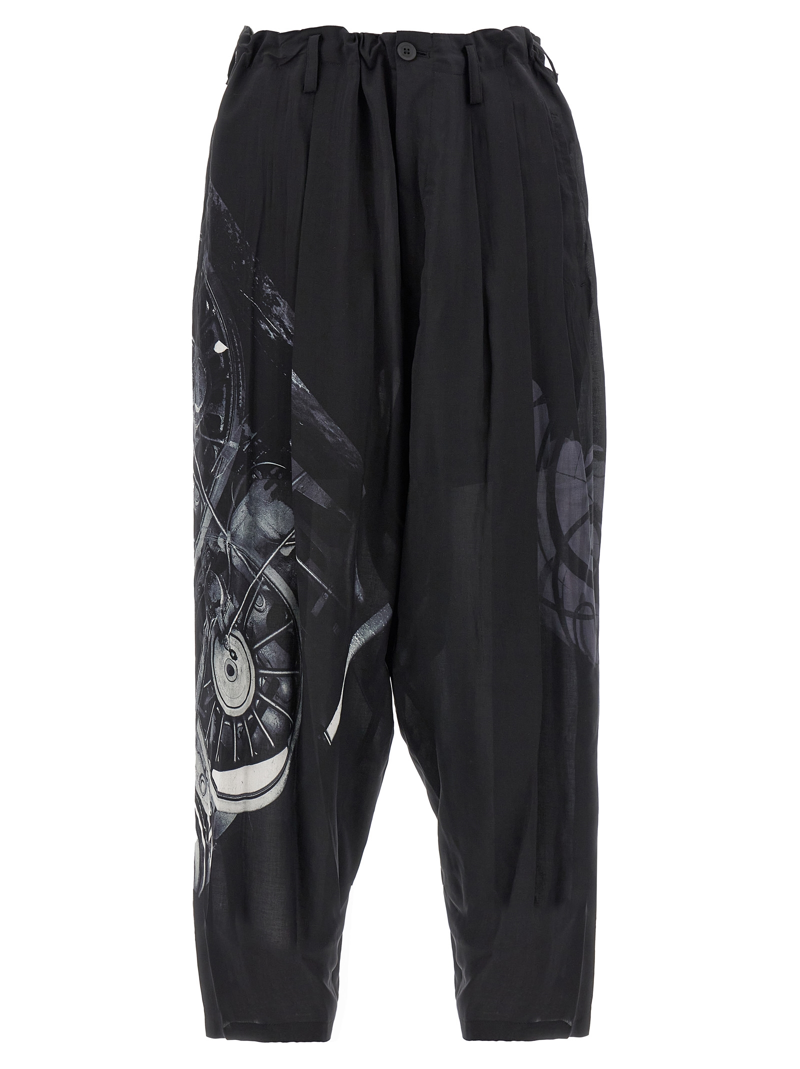'Wheel' pants HPP64813BLACK1 (Yohji Yamamoto / パンツ ) | Yohji Yamamoto (ヨウジヤマモト)