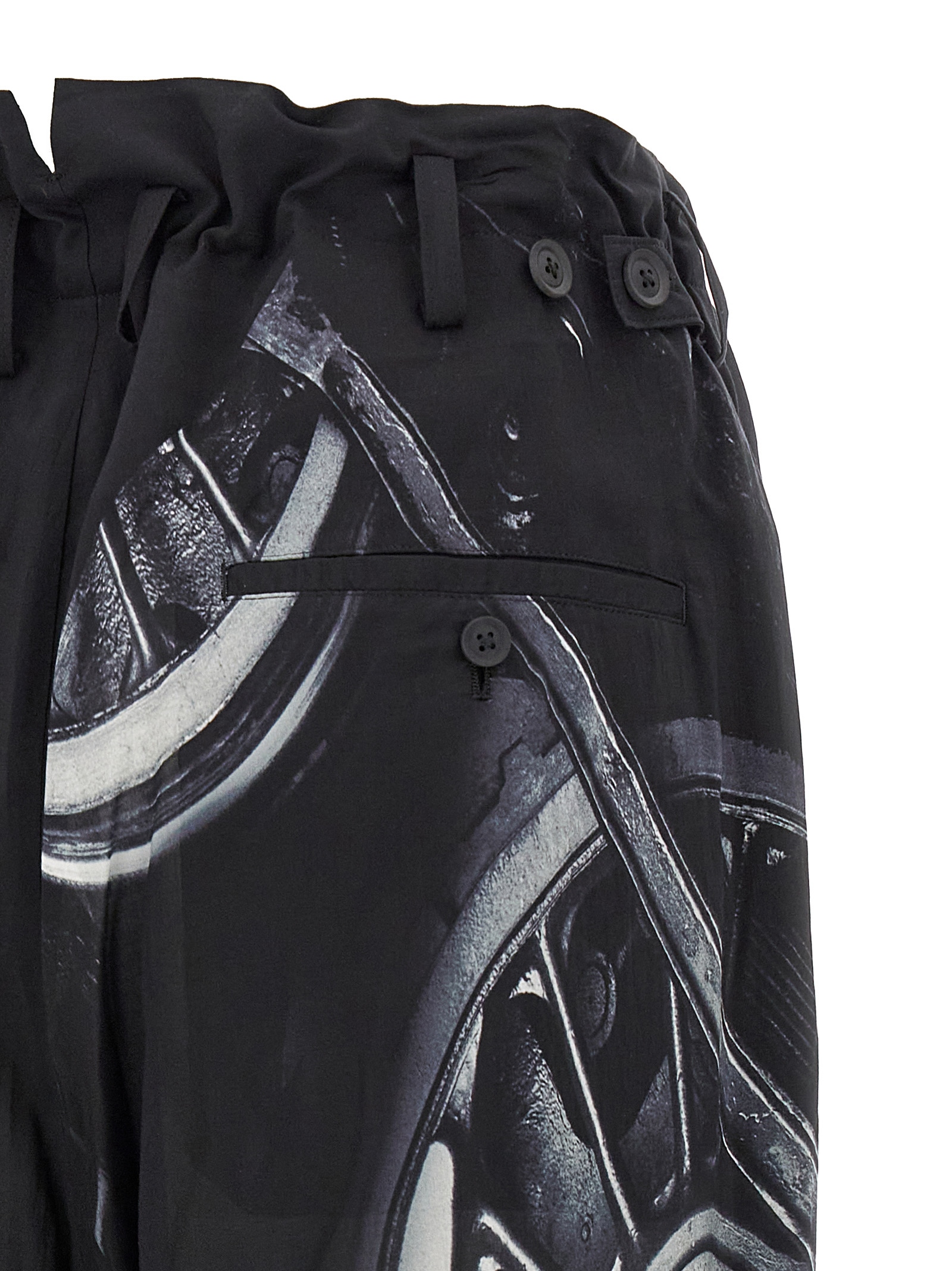 'Wheel' pants HPP64813BLACK1 (Yohji Yamamoto / パンツ ) | Yohji Yamamoto (ヨウジヤマモト)(3)