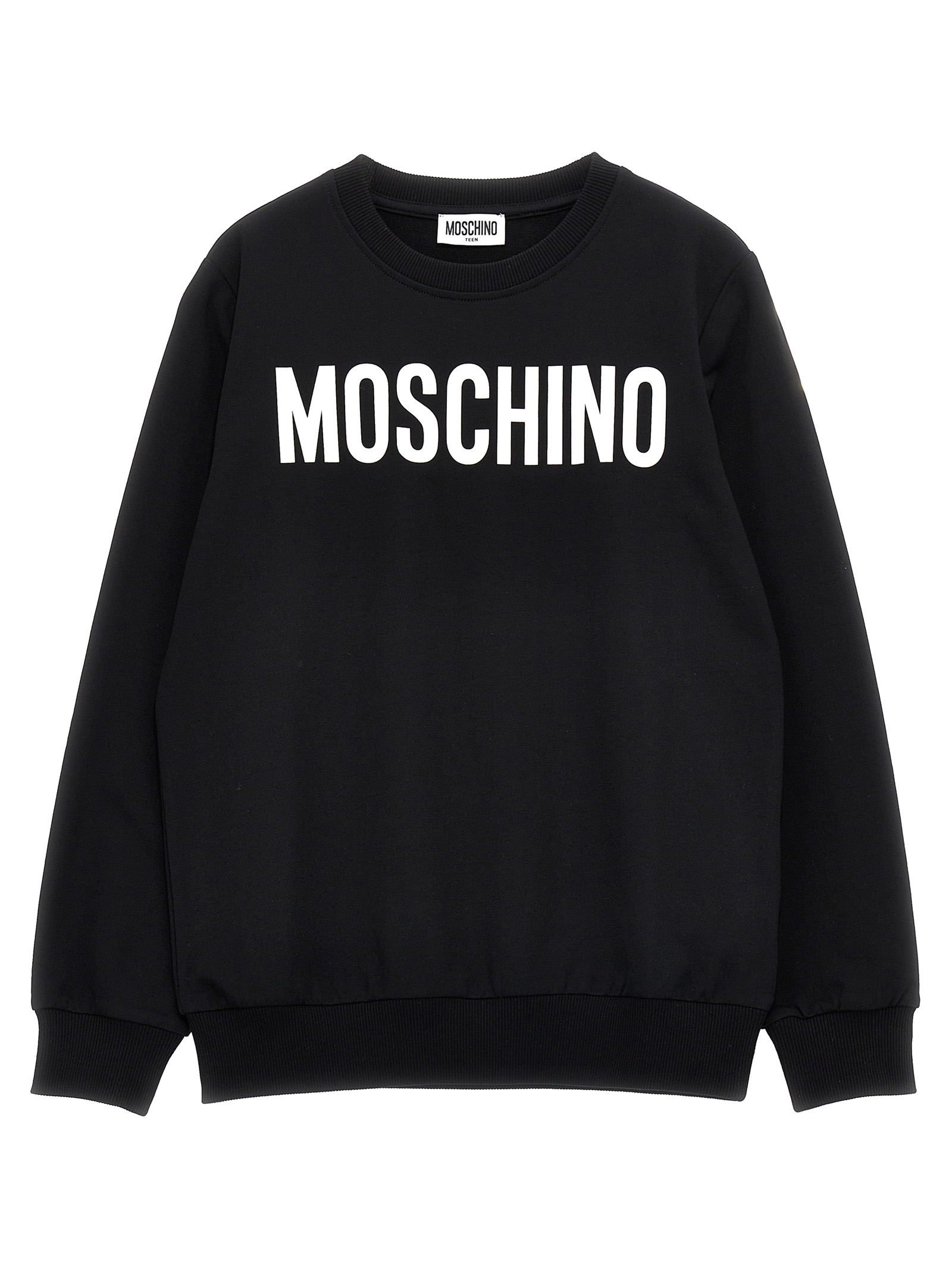 Logo print sweatshirt HUF094LDA11NEROBLACK (MOSCHINO / スウェット・フーディー ) | MOSCHINO (モスキーノ)