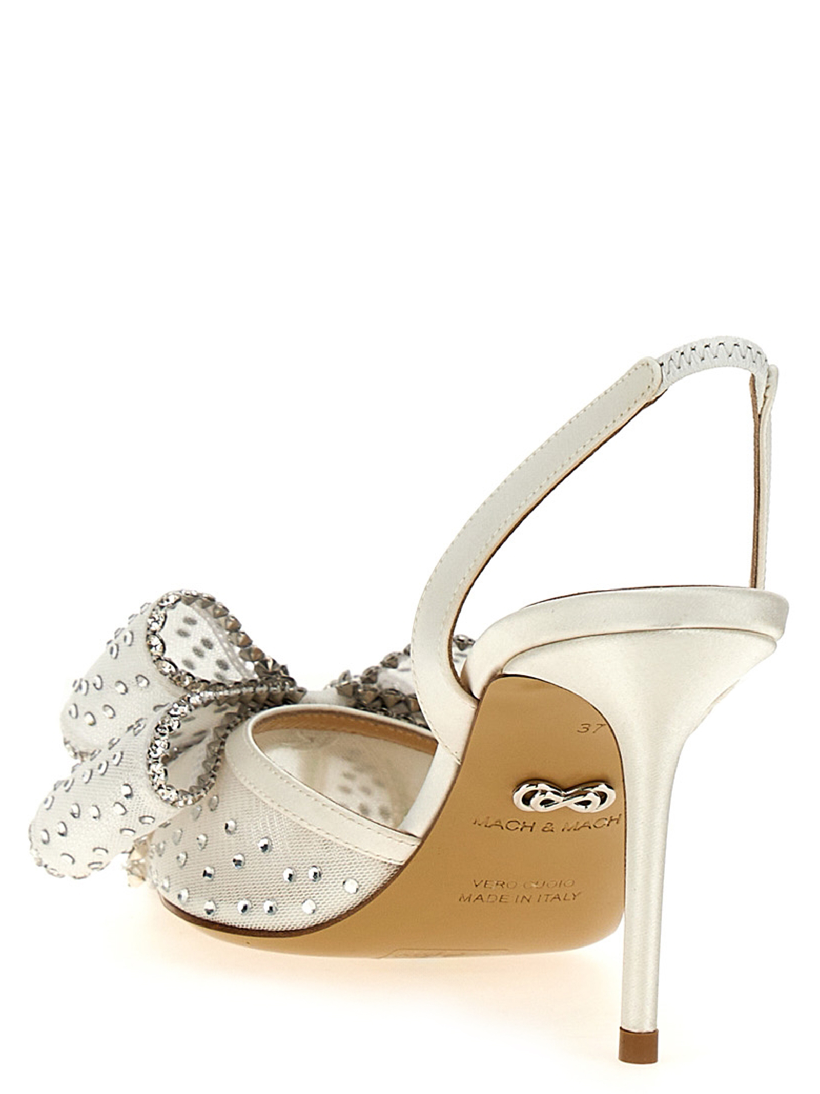 'Le Cadeau' slingback R25S085485X18B16WHITE (MACH & MACH / パンプス・ハイヒール ) | MACH & MACH (マッハ&マッハ)(2)