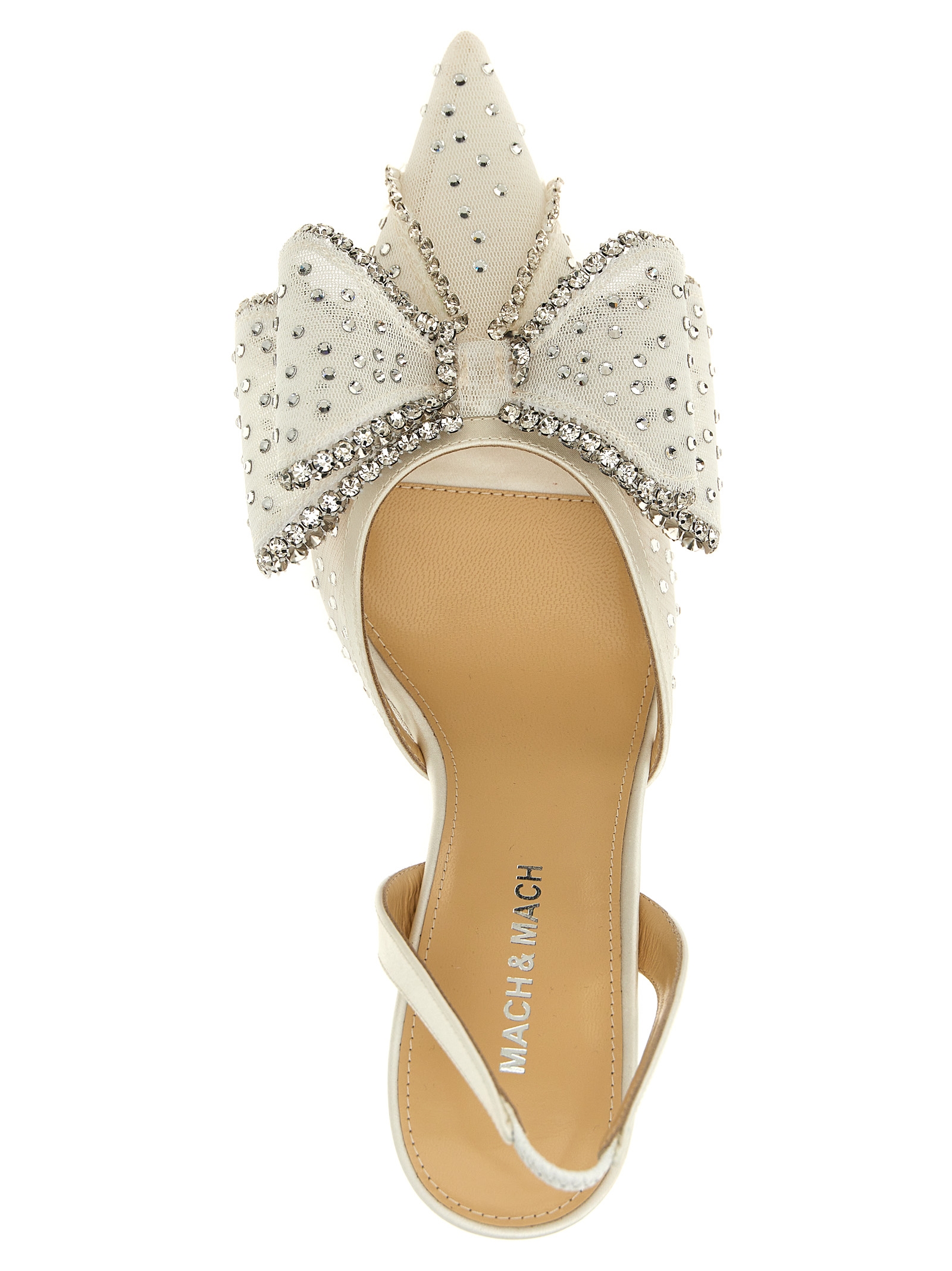 'Le Cadeau' slingback R25S085485X18B16WHITE (MACH & MACH / パンプス・ハイヒール ) | MACH & MACH (マッハ&マッハ)(3)