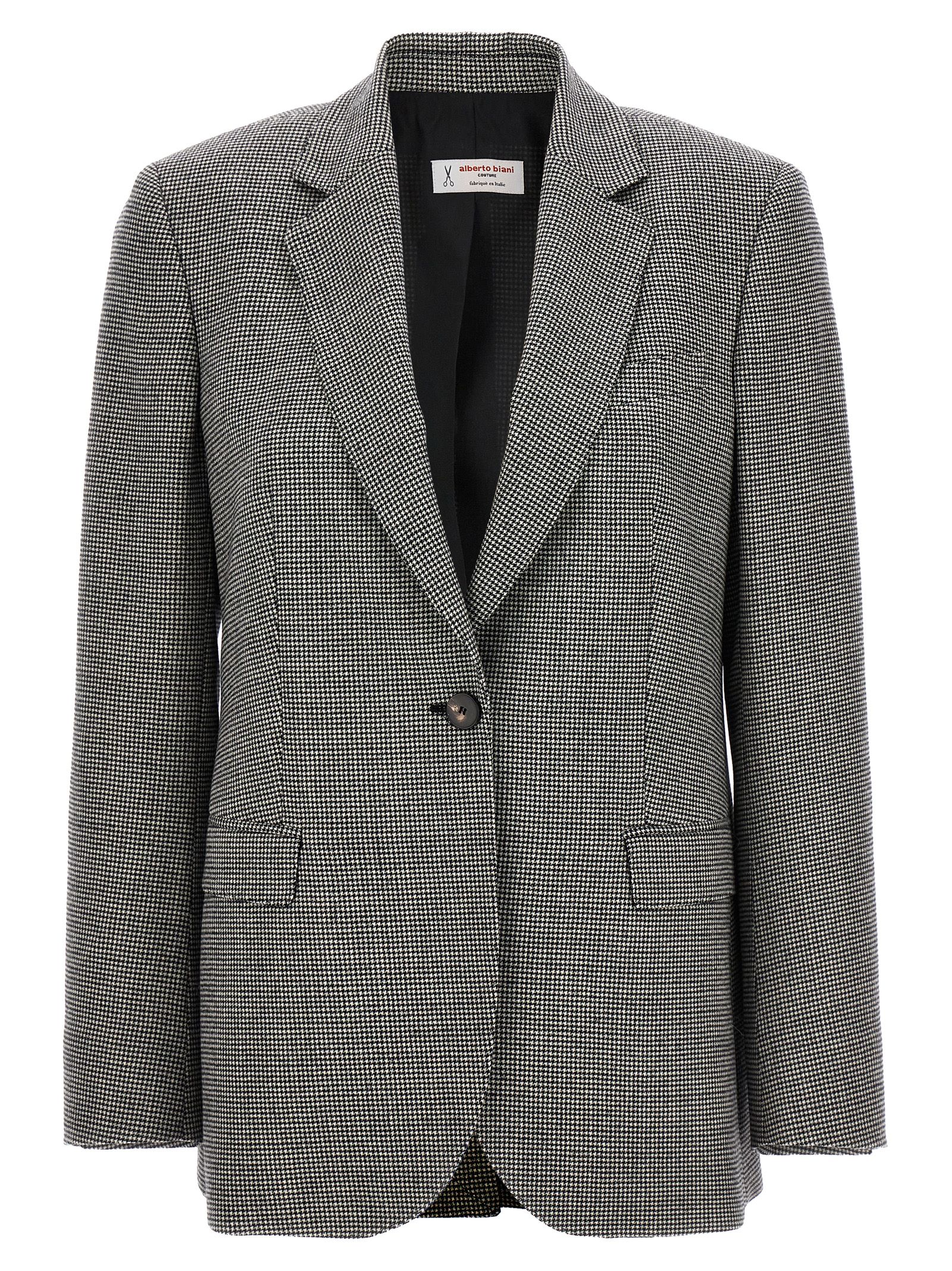 Houndstooth blazer II872WO217990 (alberto biani / スーツ・ジャケット ) | alberto biani (アルベルト ビアーニ)