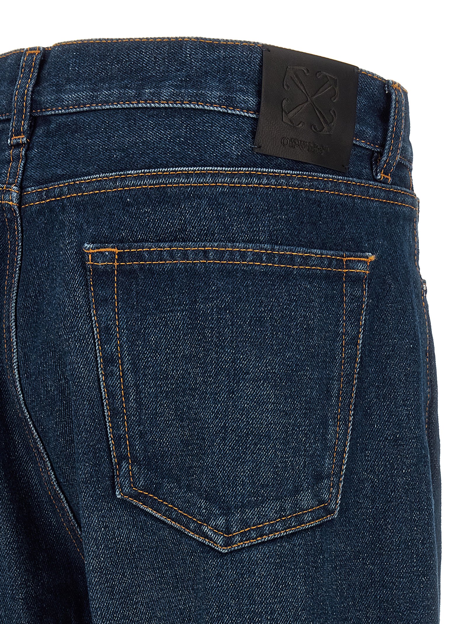 'Arr Zip Skate' jeans OMYA177C99DEN00344004400 (Off-White / ジーンズ ) | Off-White (オフホワイト)(3)