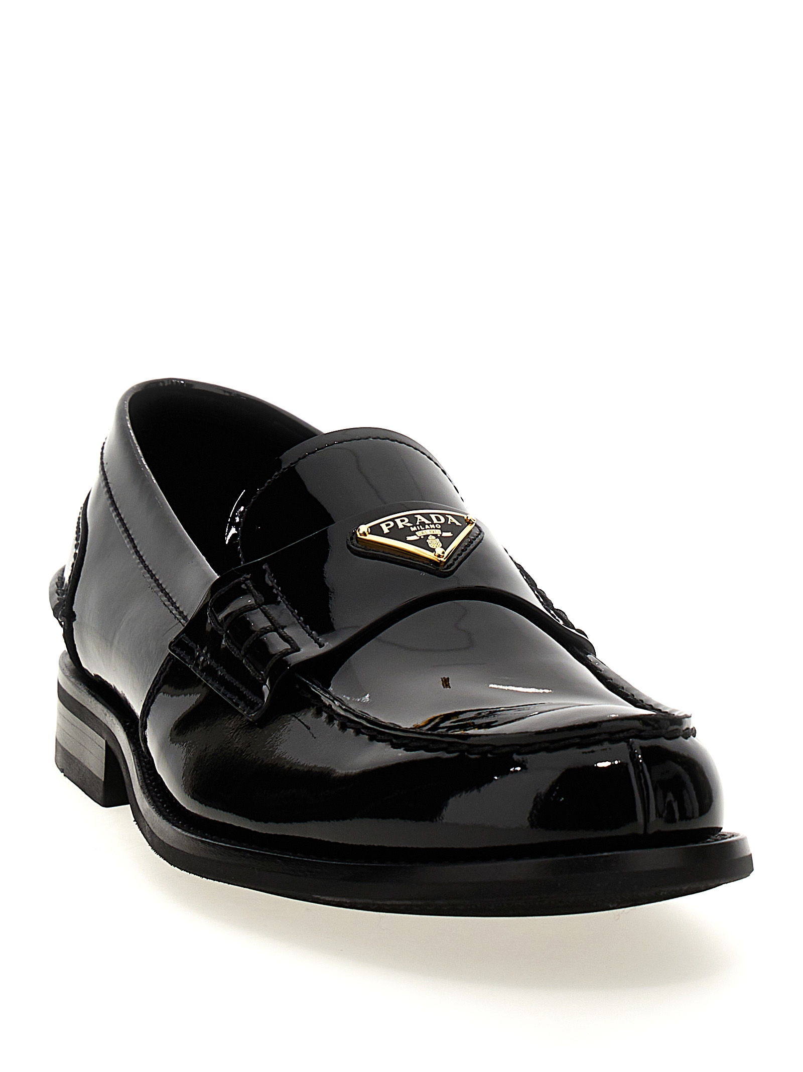 Logo patent leather loafer 2DB223FX000069F0002（ローファー