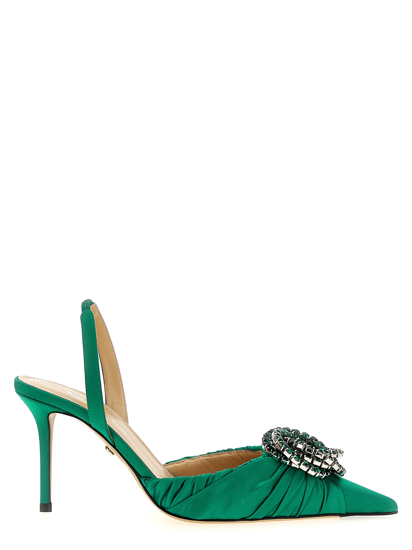 'Galaxy' slingback R25S082185CRPEMDEEMERALD (MACH & MACH / パンプス・ハイヒール ) | MACH & MACH (マッハ&マッハ)