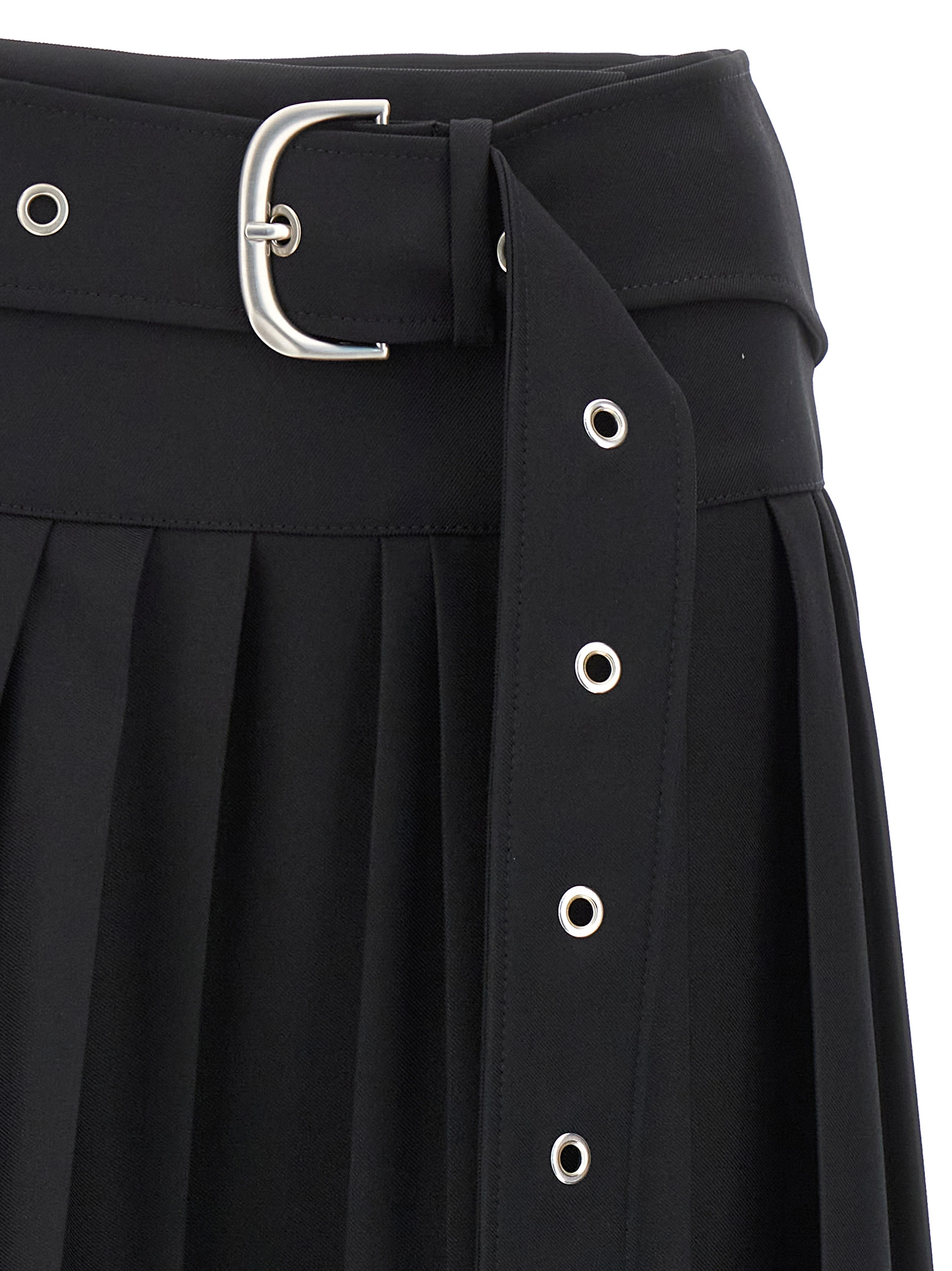 Pleated midi skirt OWCW006F23FAB00210001000 (Off-White / スカート ) | Off-White (オフホワイト)(2)