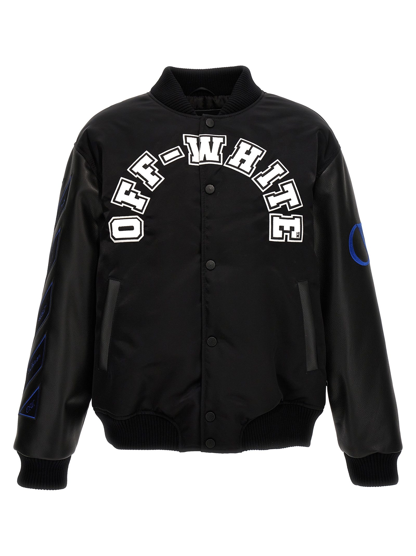 'Baseball' bomber jacket OMJA138S24LEA00210011001 (Off-White / カジュアルジャケット・ベスト ) | Off-White (オフホワイト)