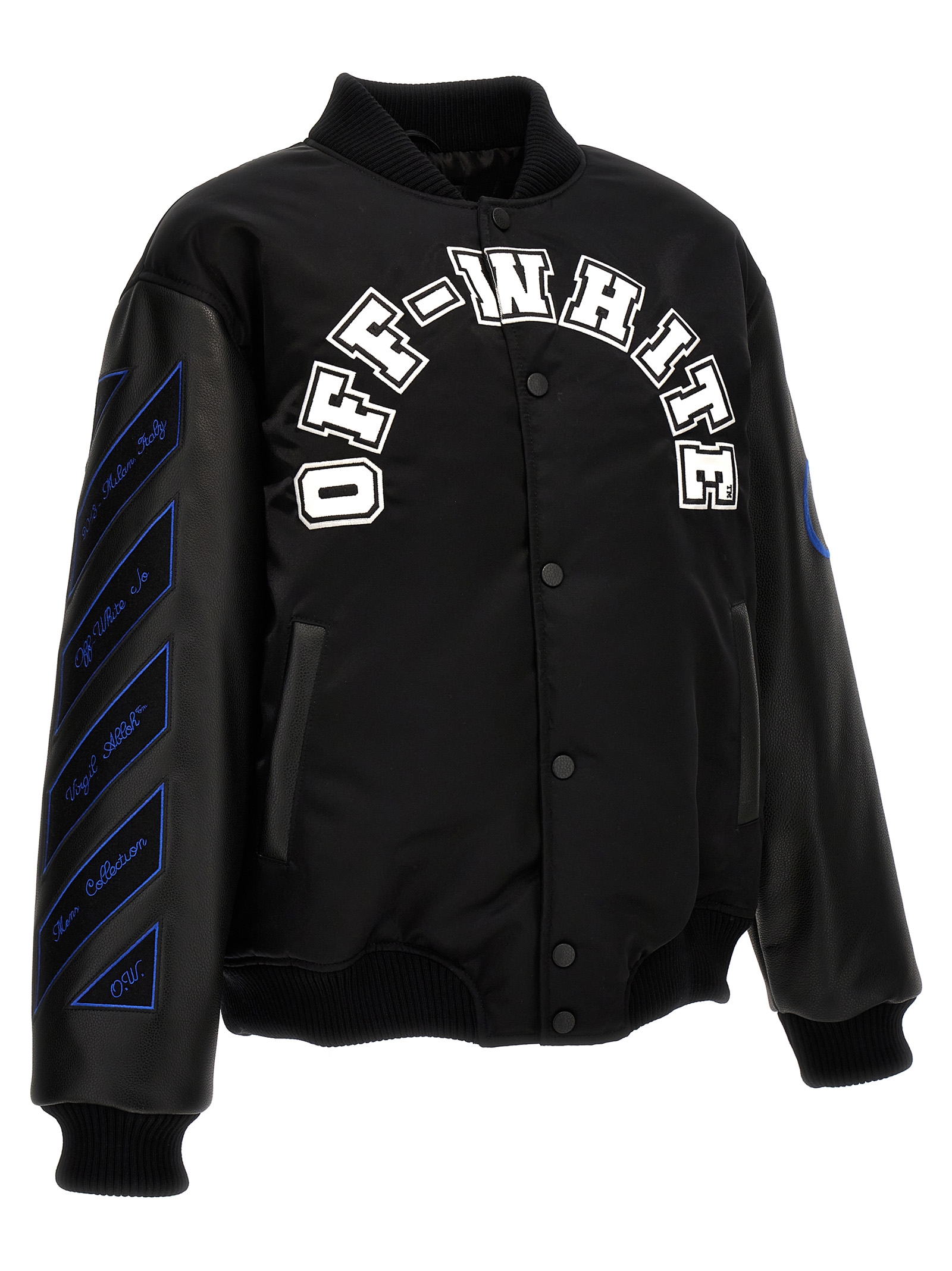 'Baseball' bomber jacket OMJA138S24LEA00210011001 (Off-White / カジュアルジャケット・ベスト ) | Off-White (オフホワイト)(2)