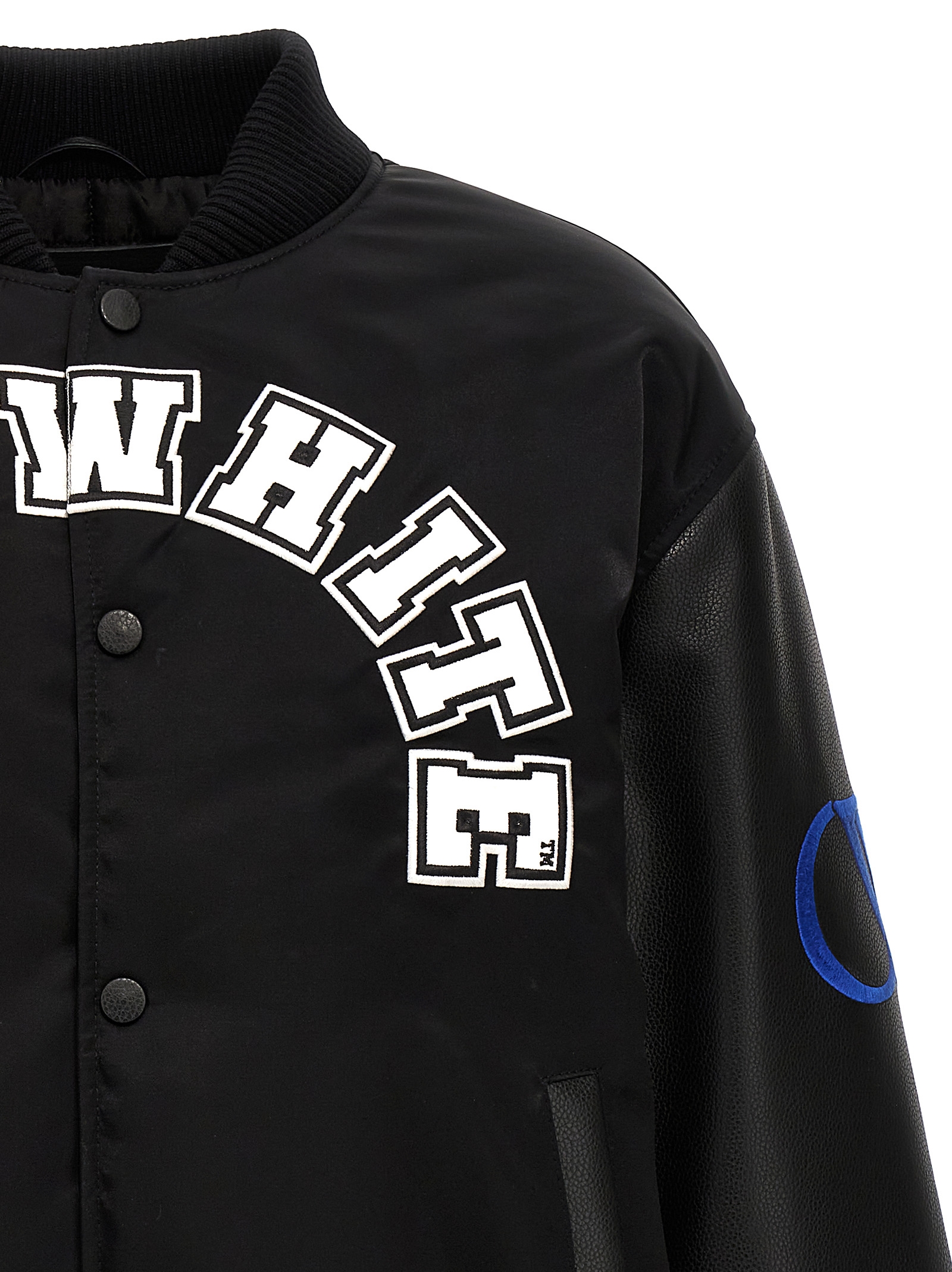 'Baseball' bomber jacket OMJA138S24LEA00210011001 (Off-White / カジュアルジャケット・ベスト ) | Off-White (オフホワイト)(3)