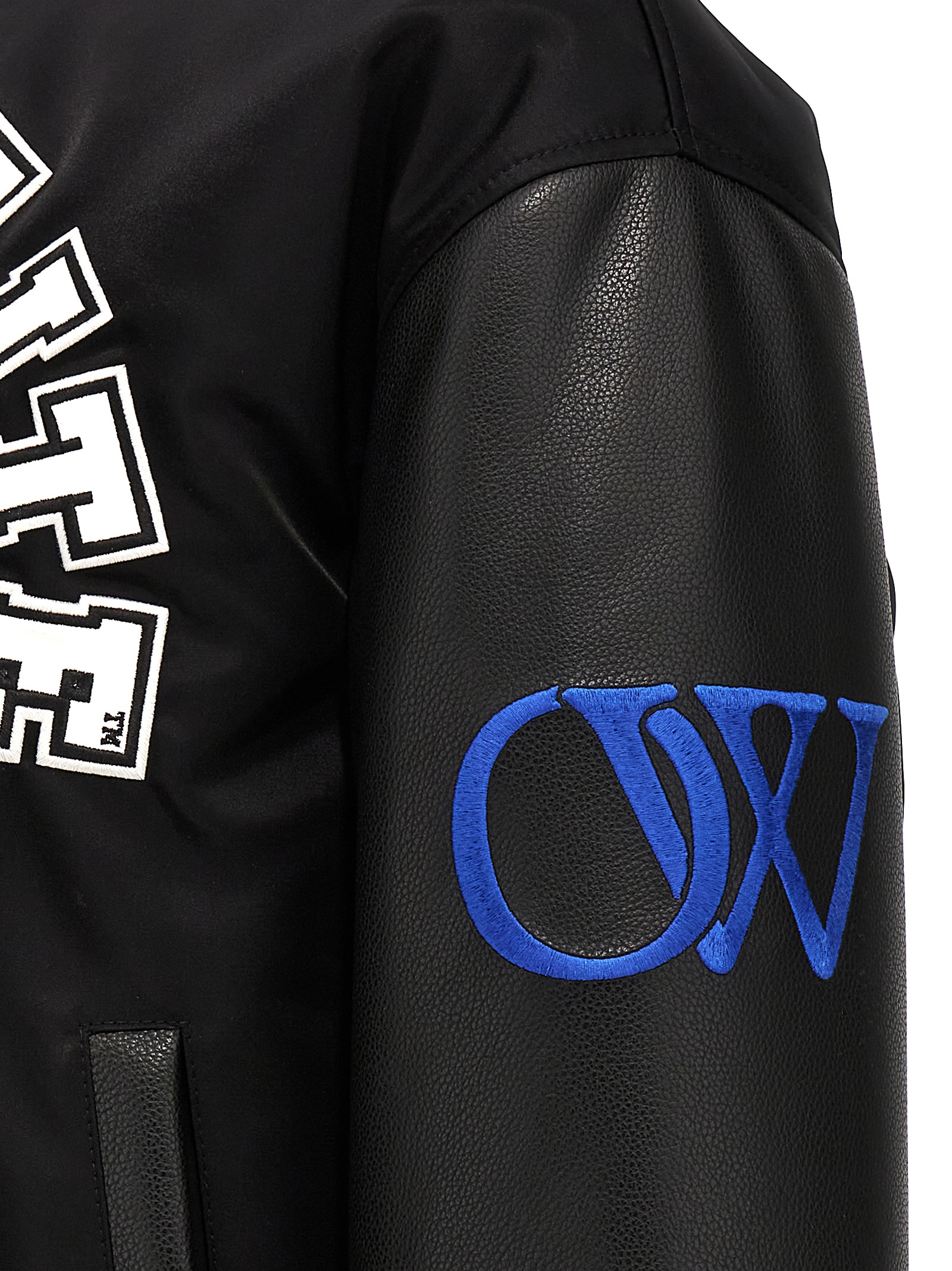 'Baseball' bomber jacket OMJA138S24LEA00210011001 (Off-White / カジュアルジャケット・ベスト ) | Off-White (オフホワイト)(4)