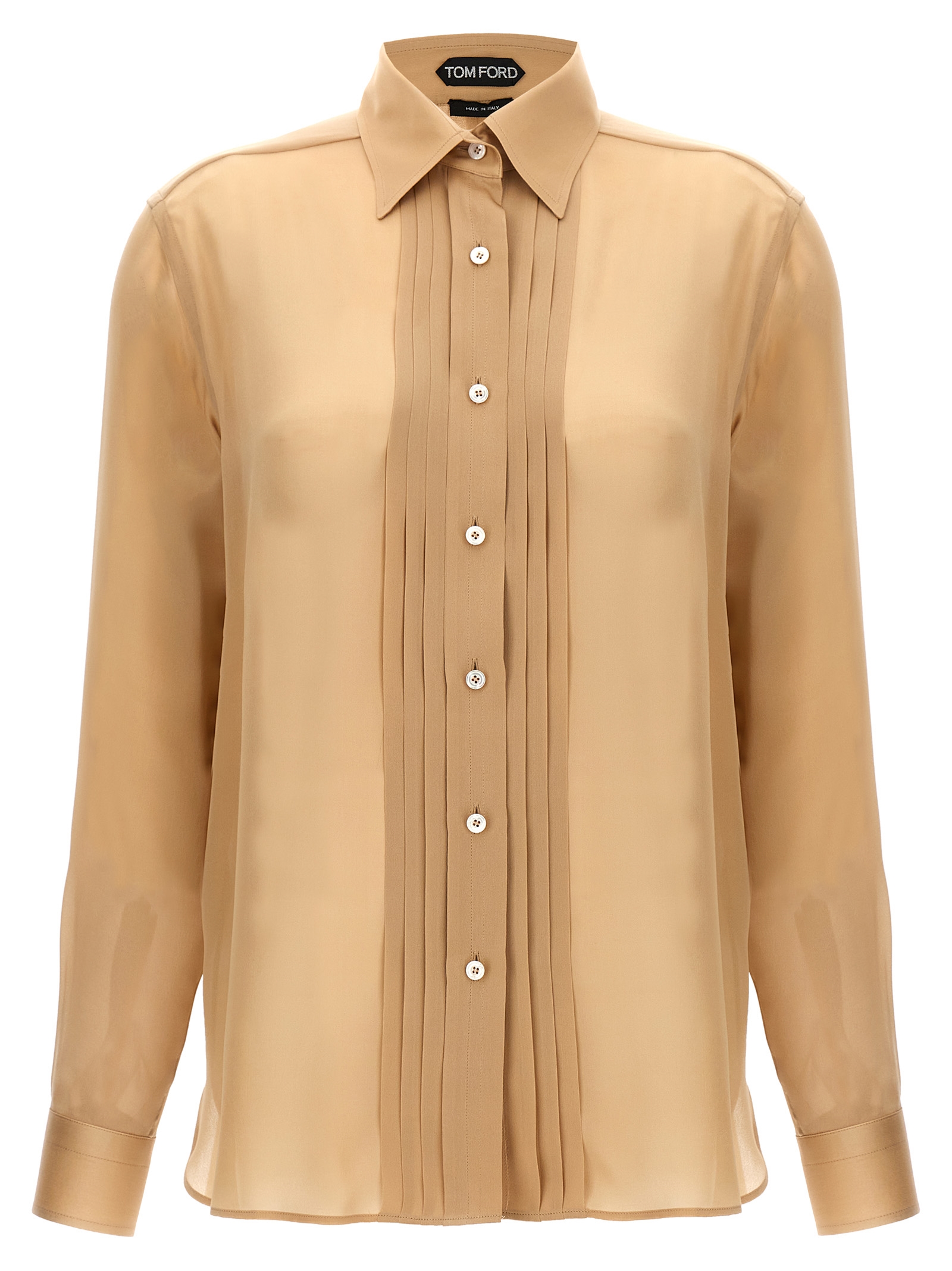 Pleated plastron shirt CA3269FAX1190JB569 (TOM FORD / シャツ・ブラウス ) | TOM FORD (トムフォード)
