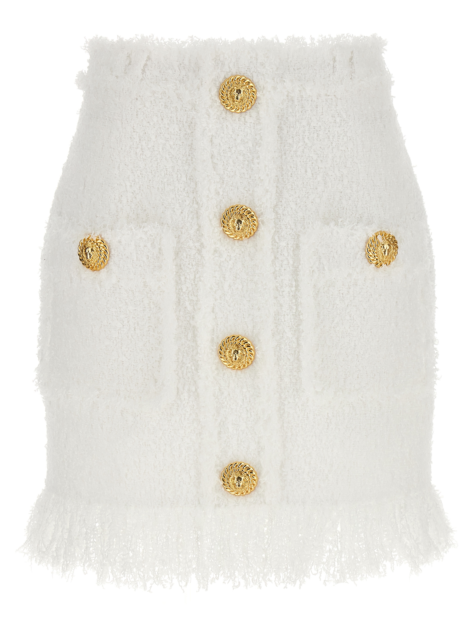 Button tweed skirt DF1LBA20XC670FA (Balmain / スカート ) | Balmain (バルマン)