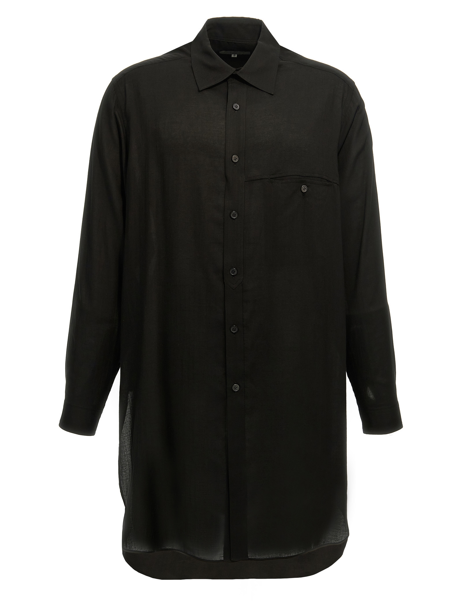 Cellulose shirt HOB75204BLACK1 (Yohji Yamamoto / シャツ・ブラウス ) | Yohji Yamamoto (ヨウジヤマモト)