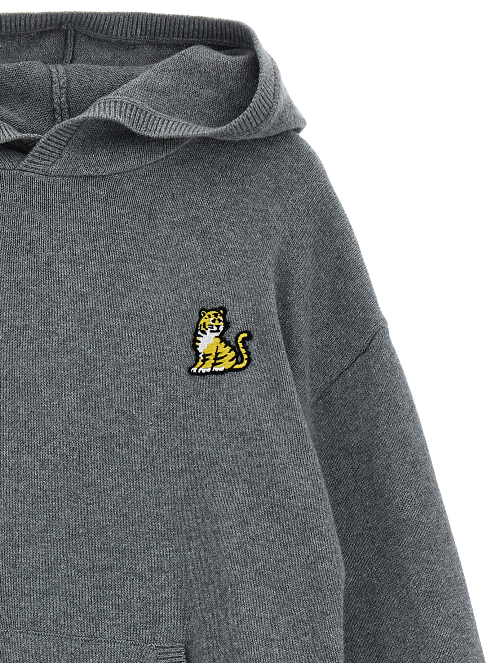 Logo embroidery hooded sweater K60771GREYMARL (KENZO / ニット・セーター・カーディガン ) | KENZO (ケンゾー)(2)
