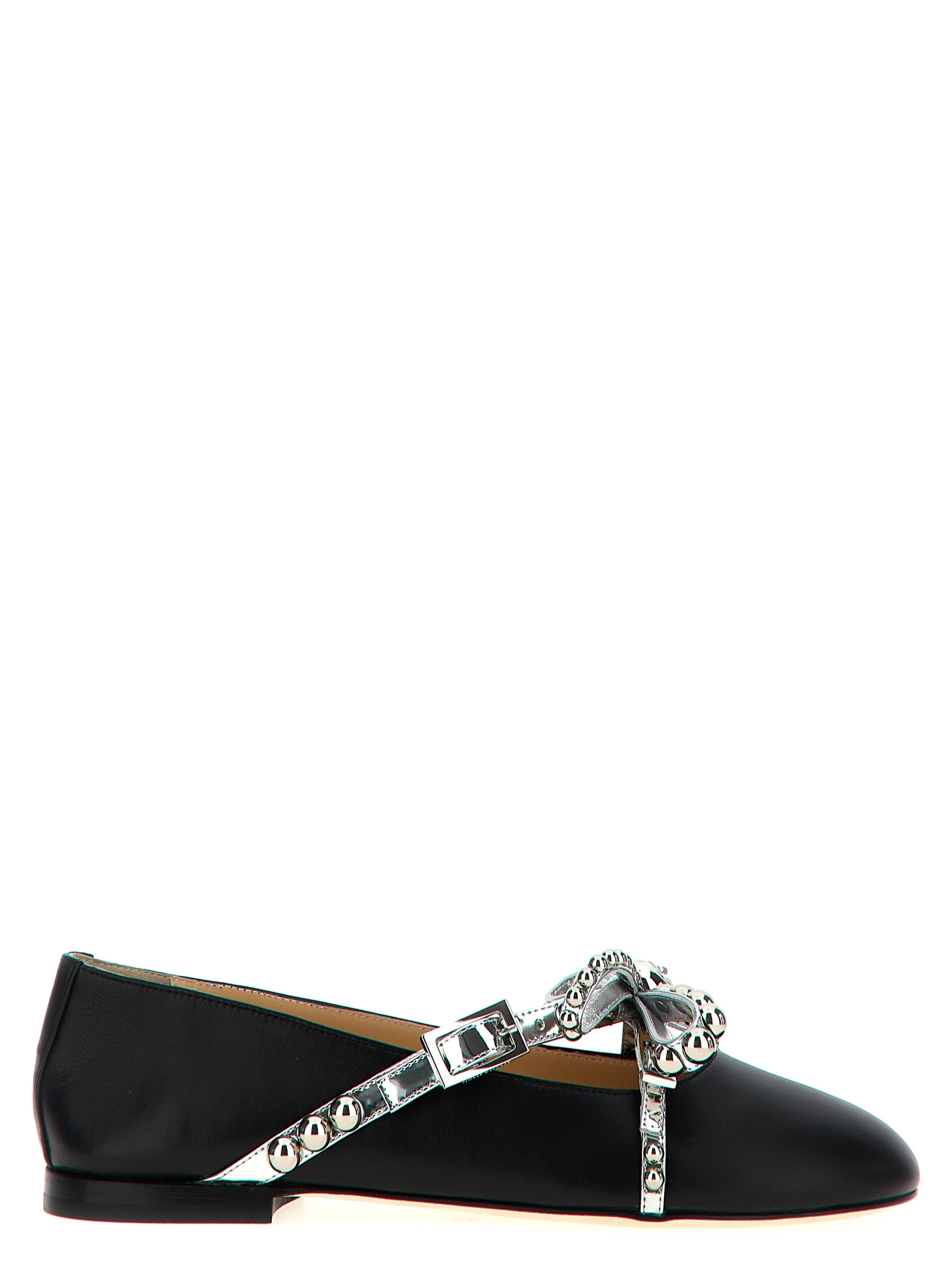 'Crystal Studs' ballet flats FW24S084210NAPB17 (MACH & MACH / フラットシューズ ) | MACH & MACH (マッハ&マッハ)