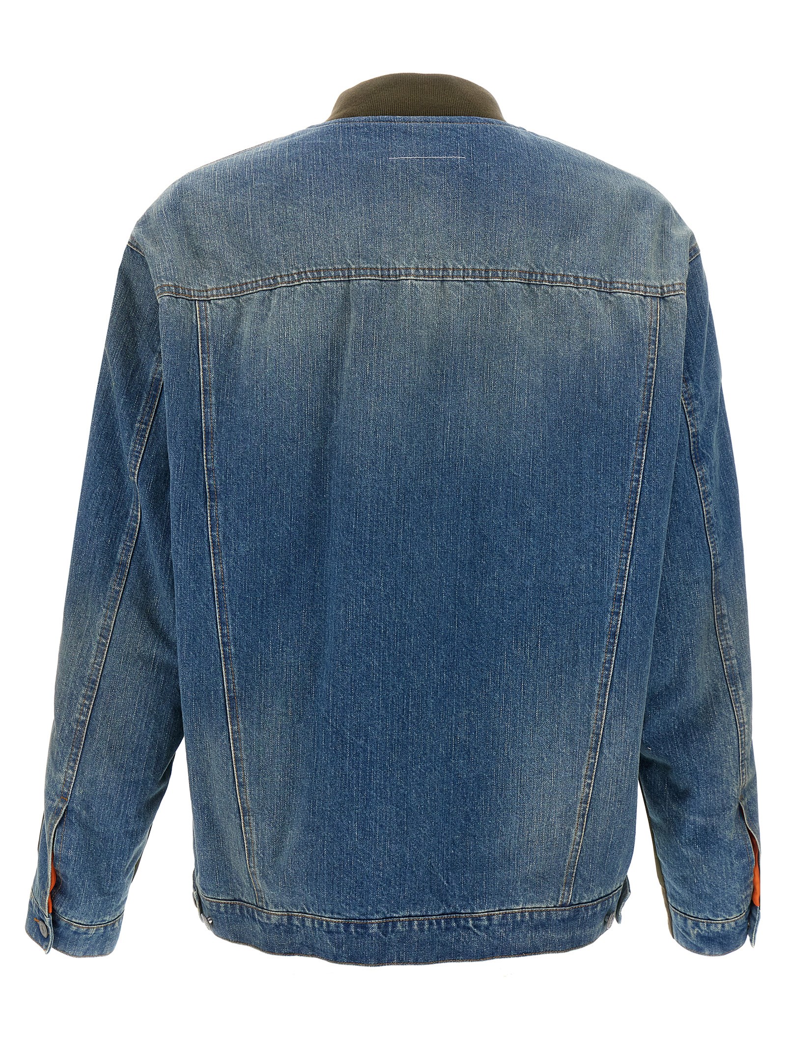 Bimaterial bomber jacket SH0AM0044MTN038961 (MM6 Maison Margiela / カジュアルジャケット・ベスト ) | MM6 Maison Margiela (エムエムシックス)(1)