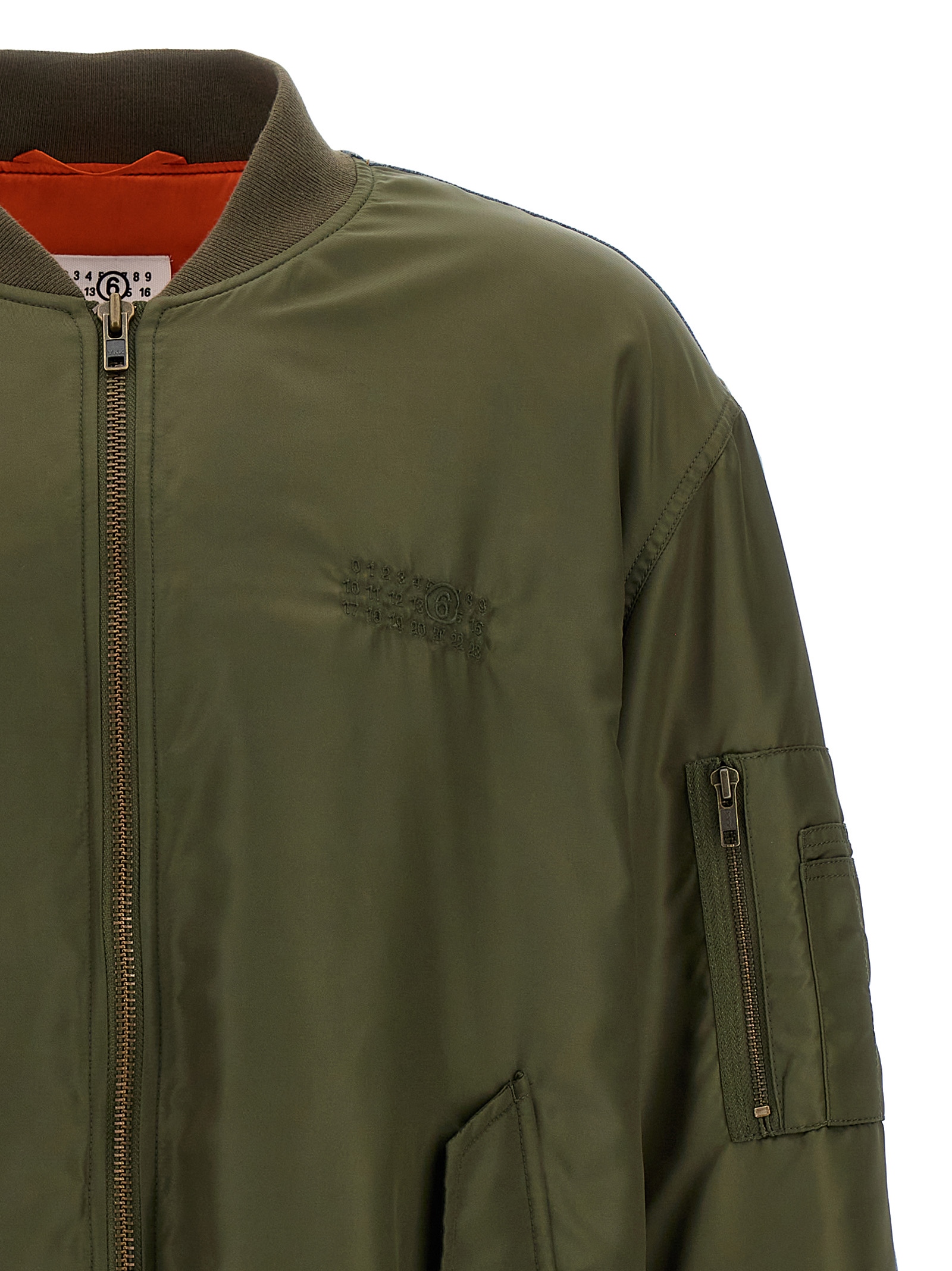 Bimaterial bomber jacket SH0AM0044MTN038961 (MM6 Maison Margiela / カジュアルジャケット・ベスト ) | MM6 Maison Margiela (エムエムシックス)(2)