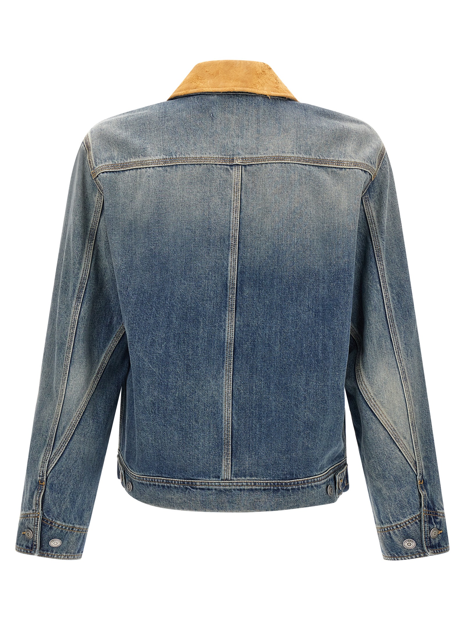 Suede denim jacket 809777QTACM0439 (Alexander McQUEEN / カジュアルジャケット・ベスト ) | Alexander McQUEEN (アレキサンダー・マックイーン)(1)