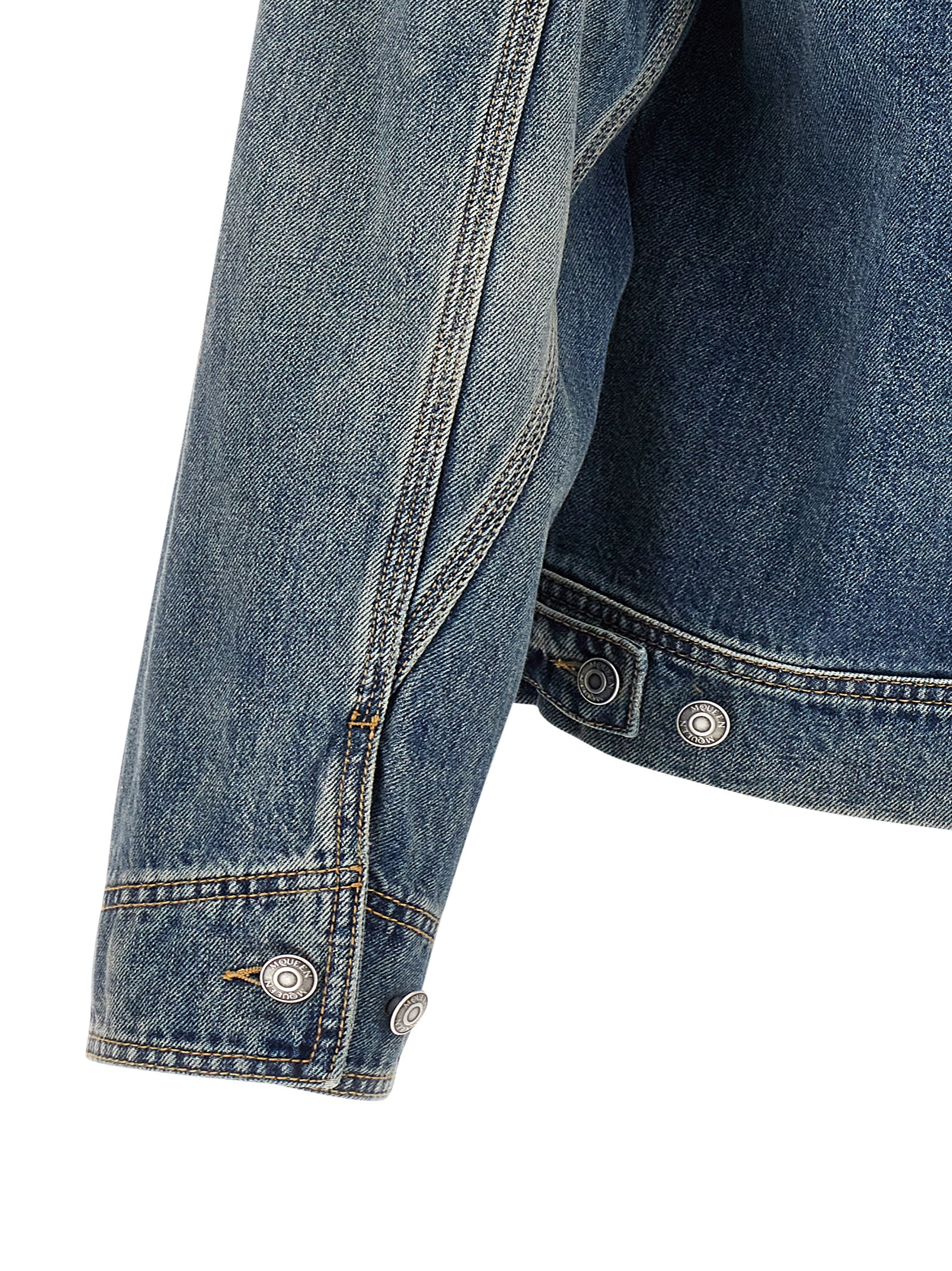 Suede denim jacket 809777QTACM0439 (Alexander McQUEEN / カジュアルジャケット・ベスト ) | Alexander McQUEEN (アレキサンダー・マックイーン)(3)