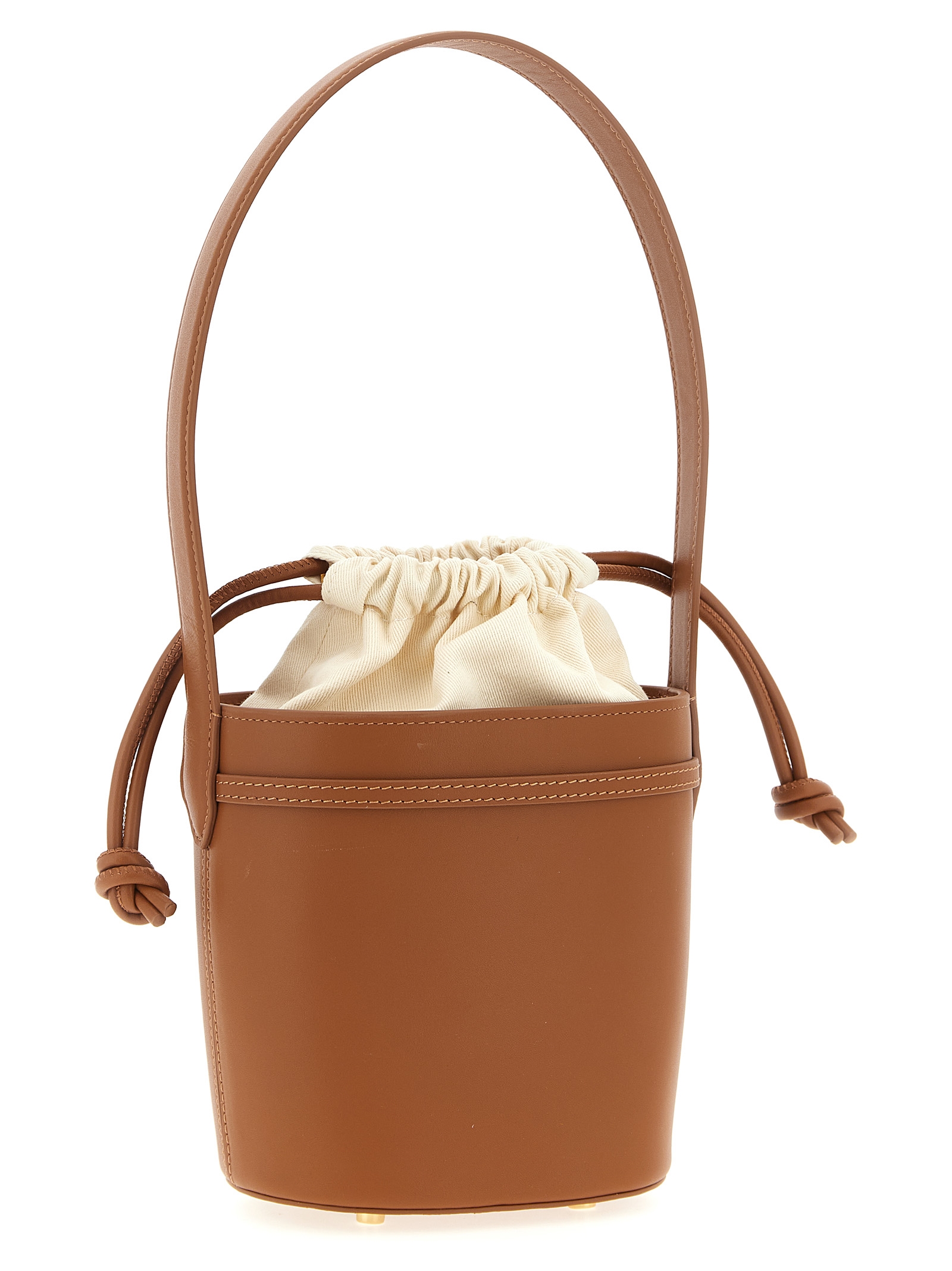 'Brown leather shoulder bow bag' shoulder bag PF25304ATTAN (self-portrait / ハンドバッグ・ショルダーバッグ ) | self-portrait (セルフ・ポートレイト)(1)