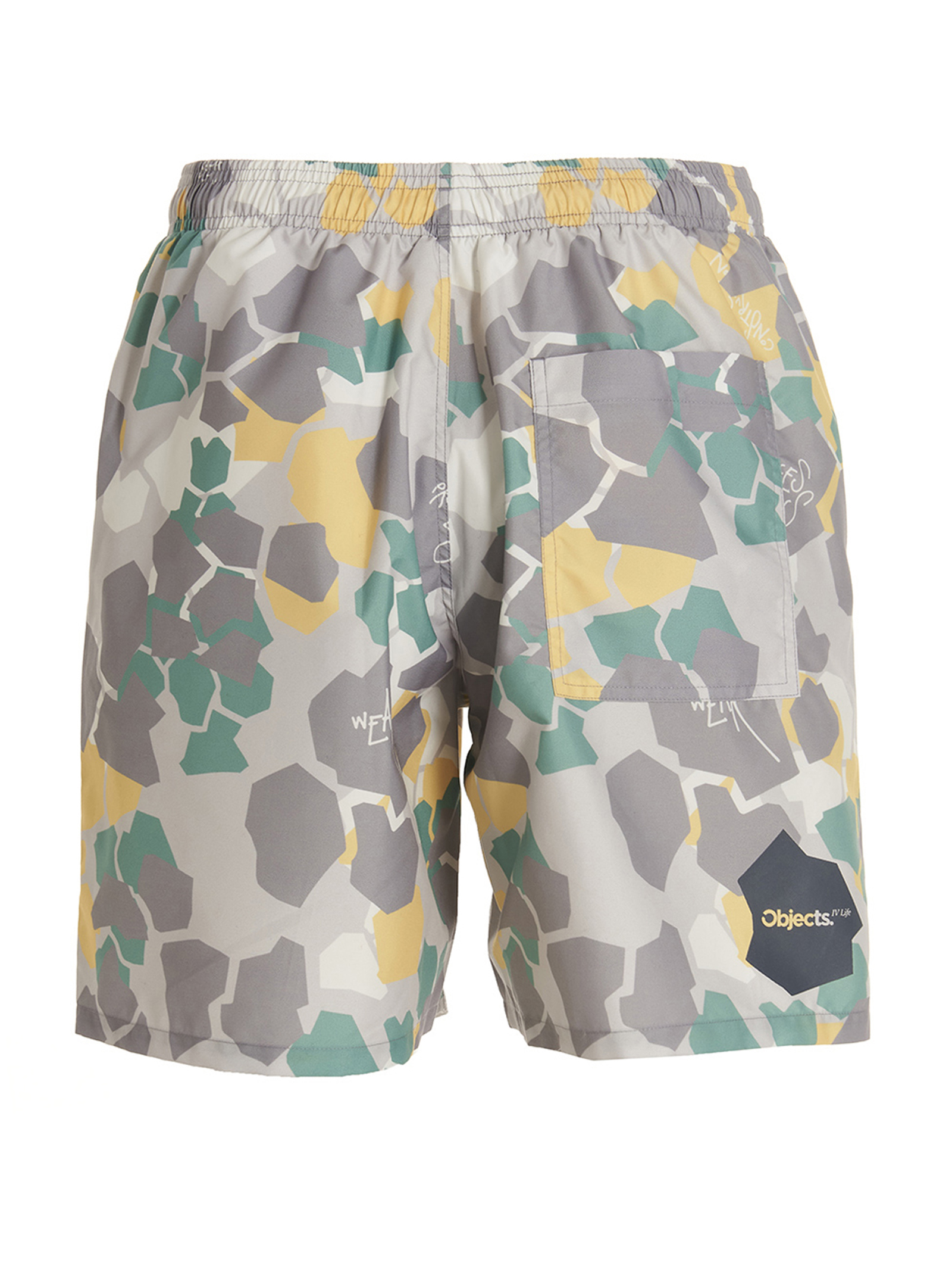 Printed beach shorts OBJ00230714YELCAM (Objects IV Life / スイムウェア ) | Objects IV Life (オブジェクツ フォー ライフ)(1)