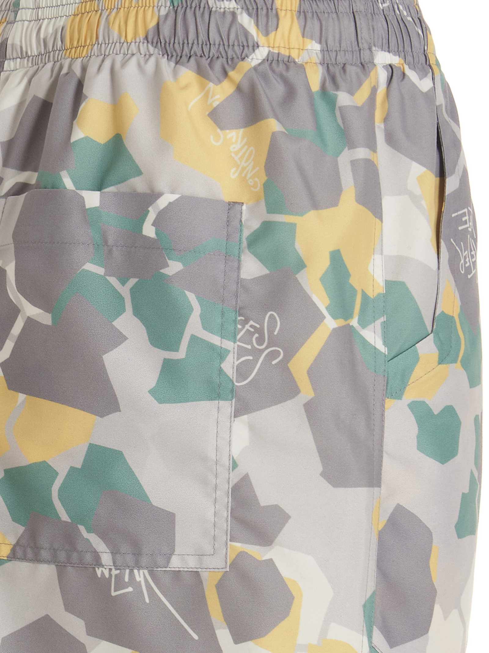 Printed beach shorts OBJ00230714YELCAM (Objects IV Life / スイムウェア ) | Objects IV Life (オブジェクツ フォー ライフ)(3)