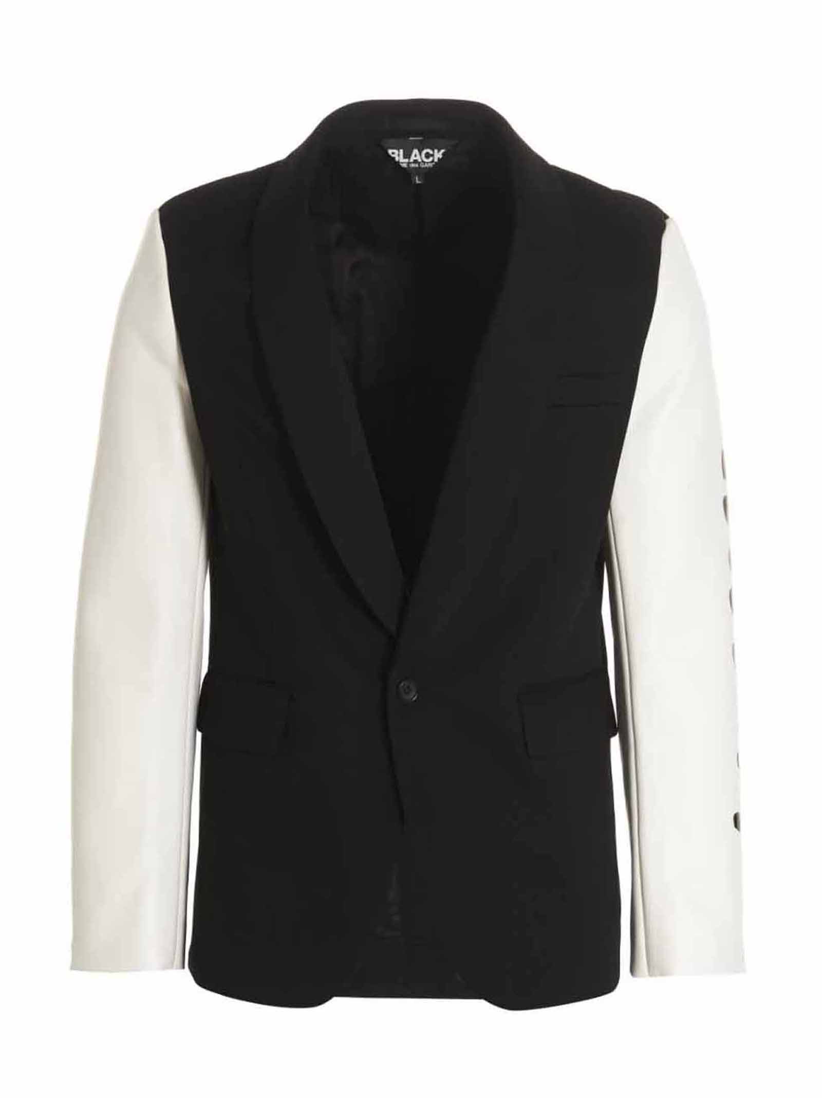 'True heart strong mind' blazer jacket 1KJ0020521 (BLACK Comme Des Garçons / スーツ・ジャケット ) | BLACK Comme Des Garçons (ブラックコムデギャルソン)
