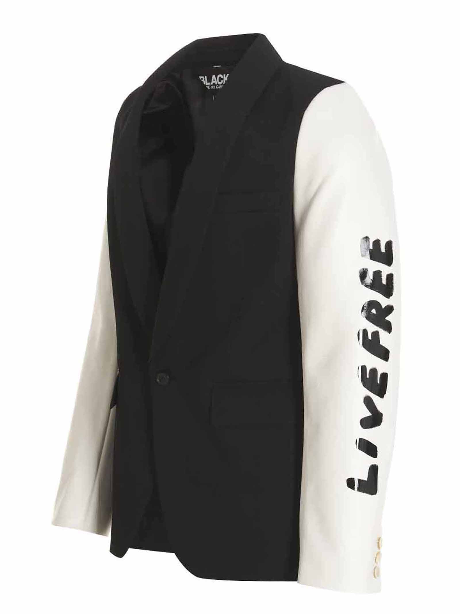 'True heart strong mind' blazer jacket 1KJ0020521 (BLACK Comme Des Garçons / スーツ・ジャケット ) | BLACK Comme Des Garçons (ブラックコムデギャルソン)(1)