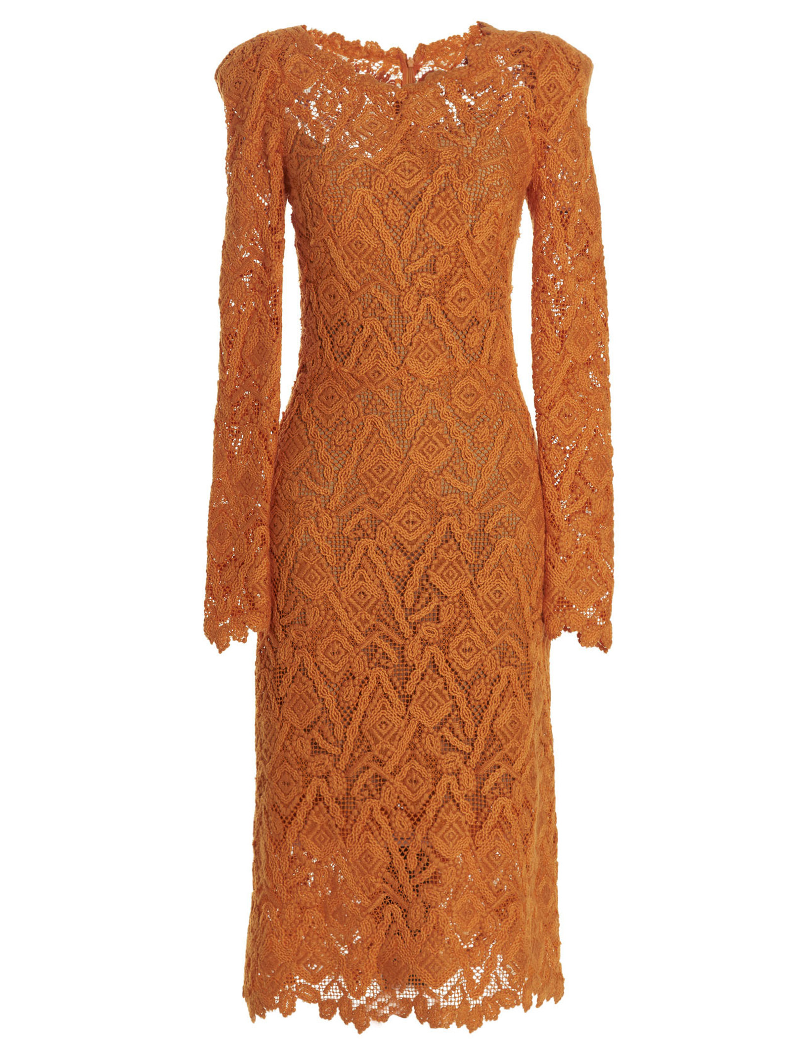 Macramé lace dress D412Q322FWR51150 (ERMANNO SCERVINO / ワンピース・ドレス・オールインワン ) | ERMANNO SCERVINO (エルマンノ シェルヴィーノ)
