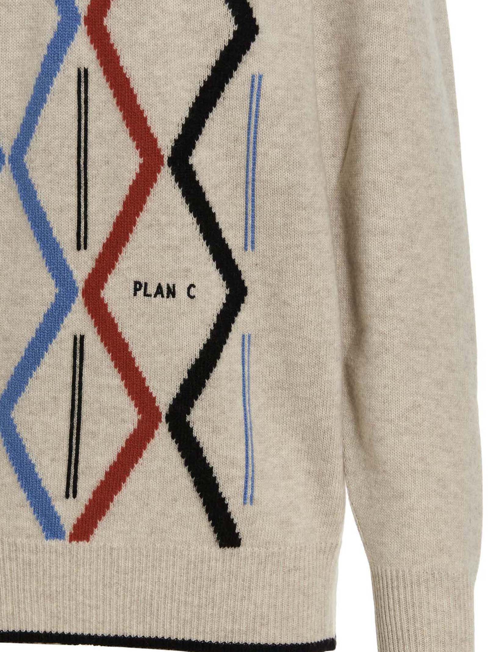 Jacquard sweater MVCME01KG0FW009ROW27 (PLAN C / ニット・セーター・カーディガン ) | PLAN C (プラン シー)(3)