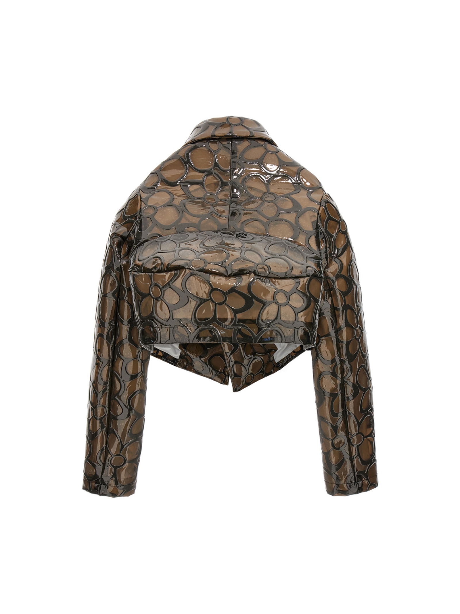 Floral PVC cropped jacket GKJ0270511 (Comme Des Garçons / カジュアルジャケット・ベスト ) | Comme Des Garçons (コムデギャルソン)(1)