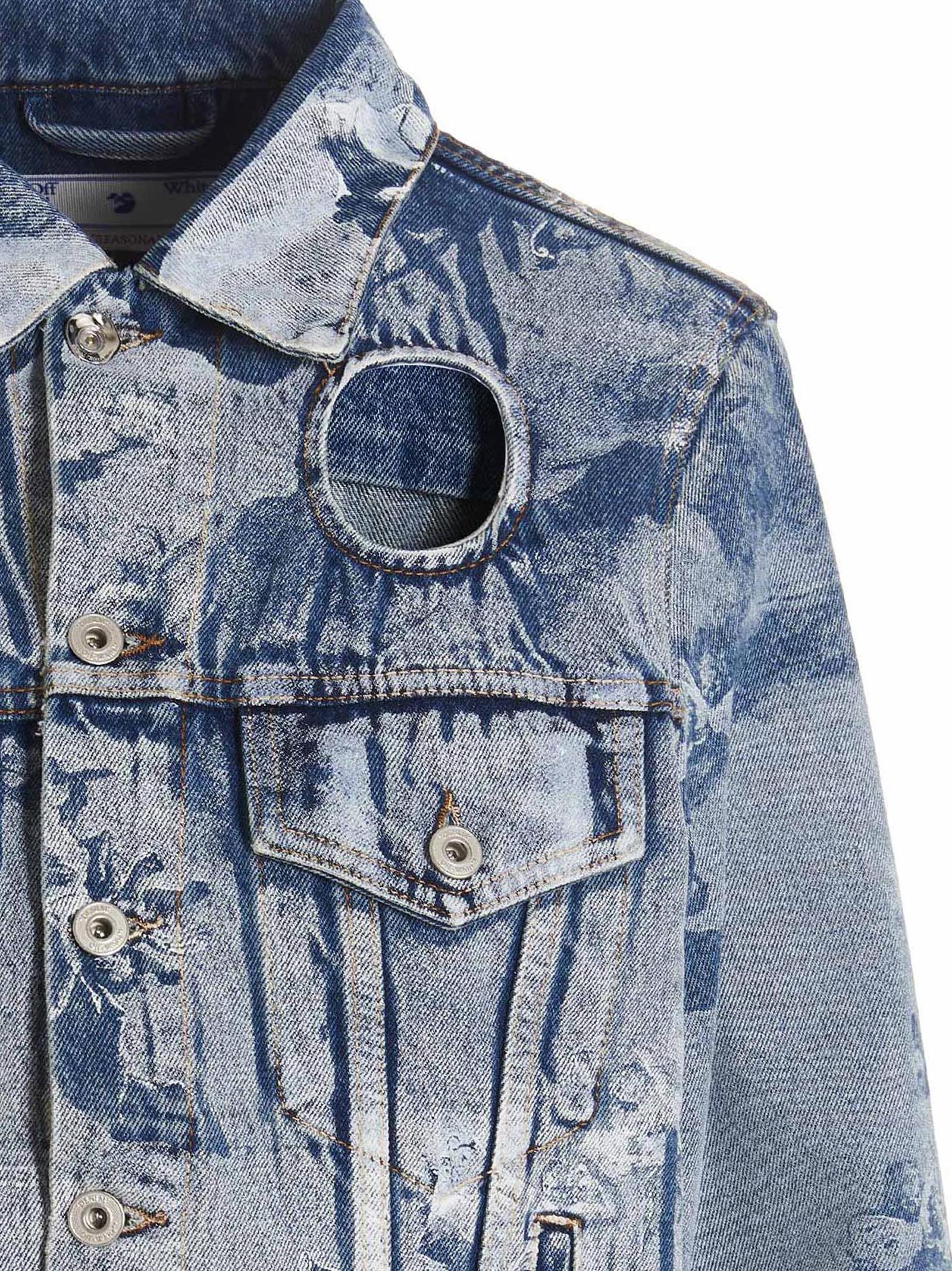 Giacca denim 'Sky meteor' OWYE027S23DEN00340004000 (Off-White / カジュアルジャケット・ベスト ) | Off-White (オフホワイト)(2)