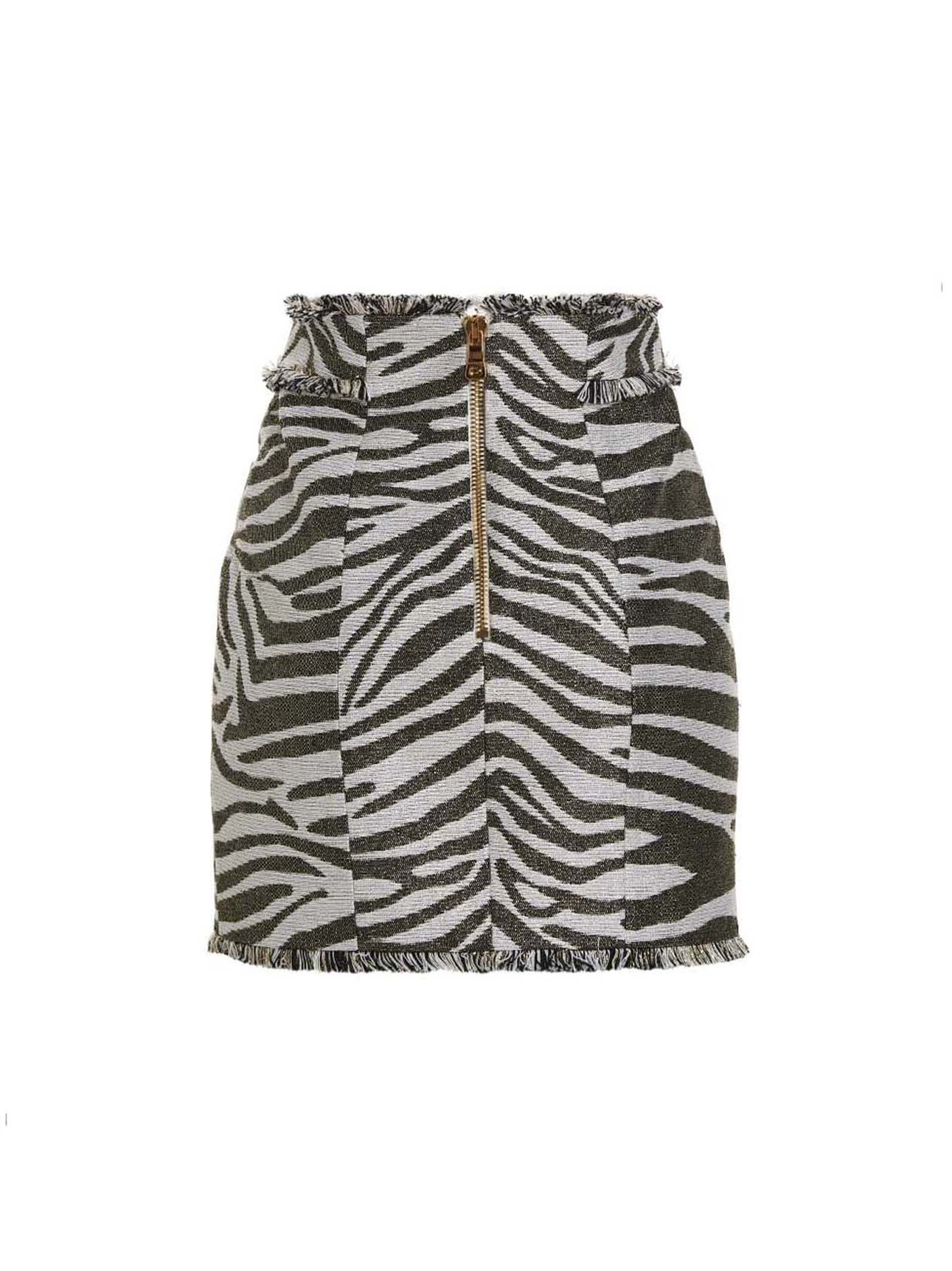 'Lurex Zebra' skirt AF1LB815VC80GAD (Balmain / スカート ) | Balmain (バルマン)(1)