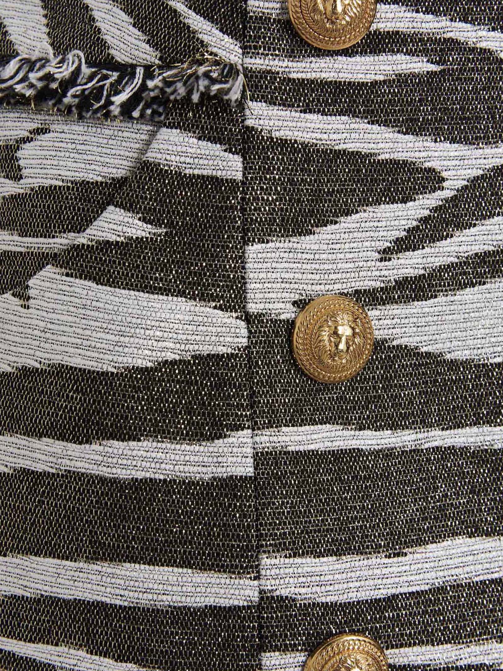 'Lurex Zebra' skirt AF1LB815VC80GAD (Balmain / スカート ) | Balmain (バルマン)(3)