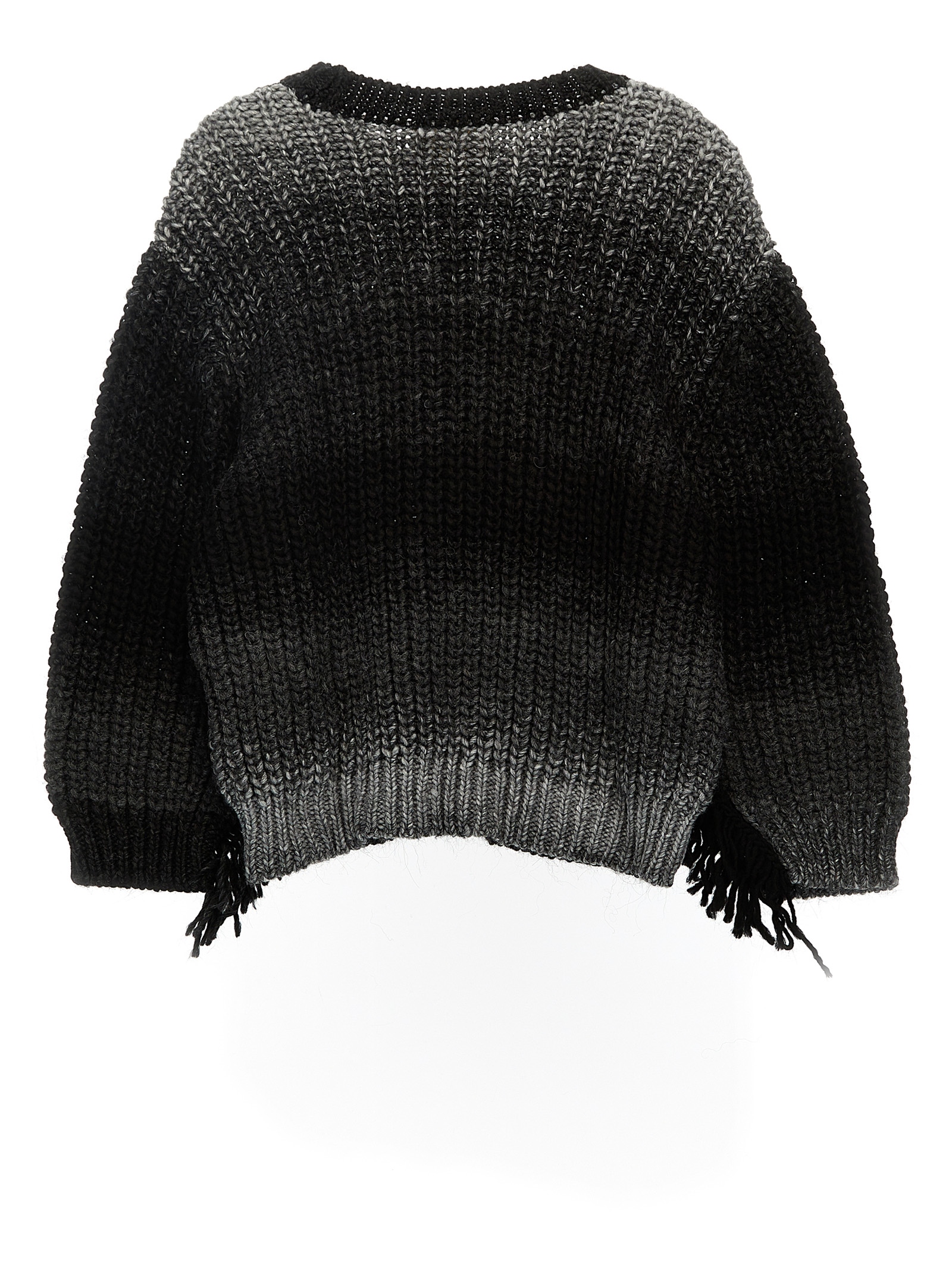 Fringed sweater DT9P40W0134930GR (DOUUOD / ニット・セーター・カーディガン ) | DOUUOD (ドゥドゥ)(1)