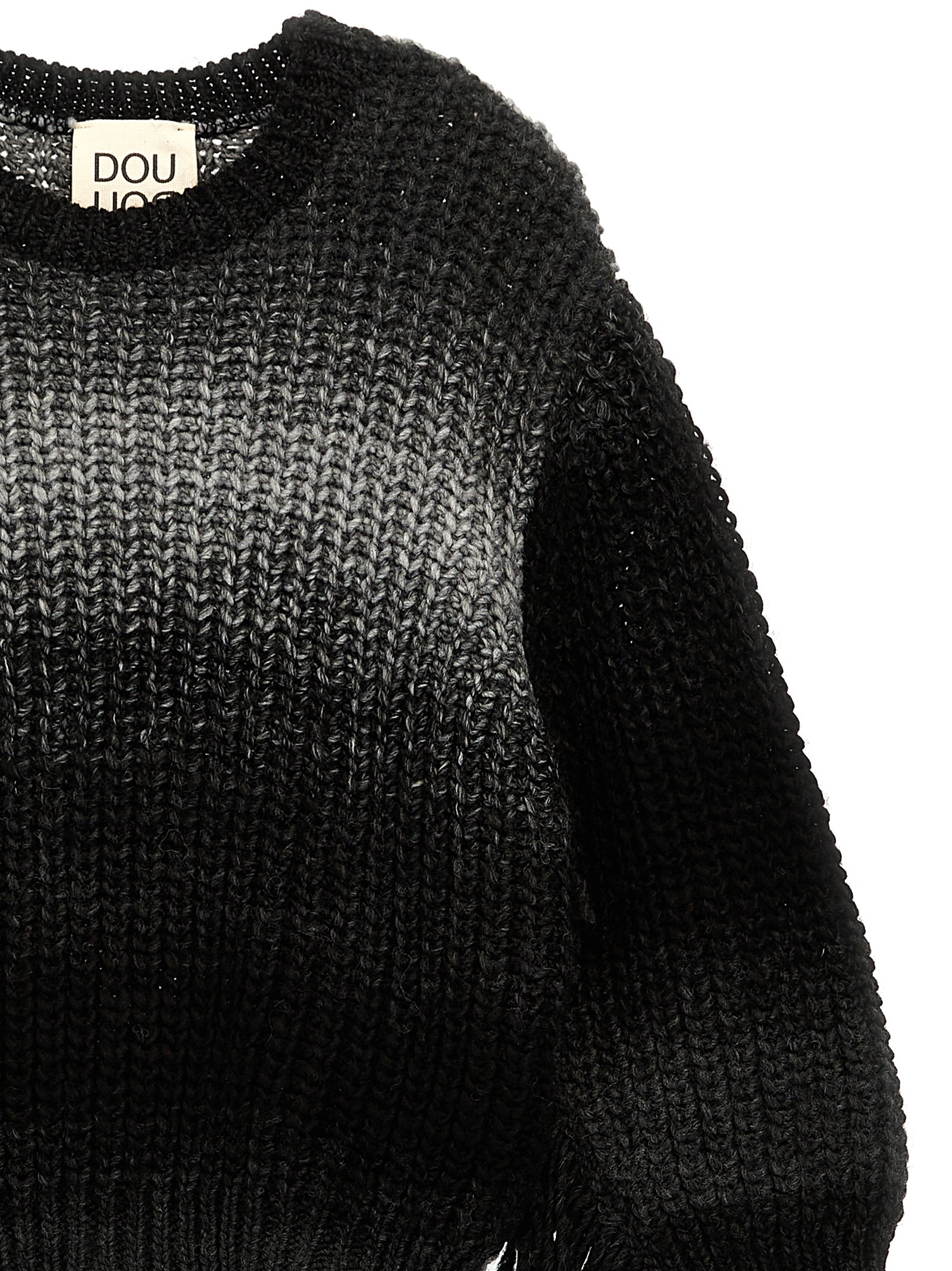 Fringed sweater DT9P40W0134930GR (DOUUOD / ニット・セーター・カーディガン ) | DOUUOD (ドゥドゥ)(2)