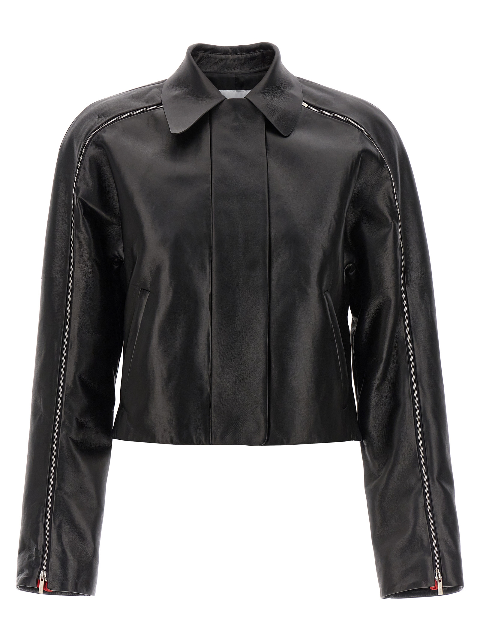 Leather blouson 0767196NERO (FERRAGAMO / レザー&ファージャケット・コート ) | FERRAGAMO (フェラガモ)