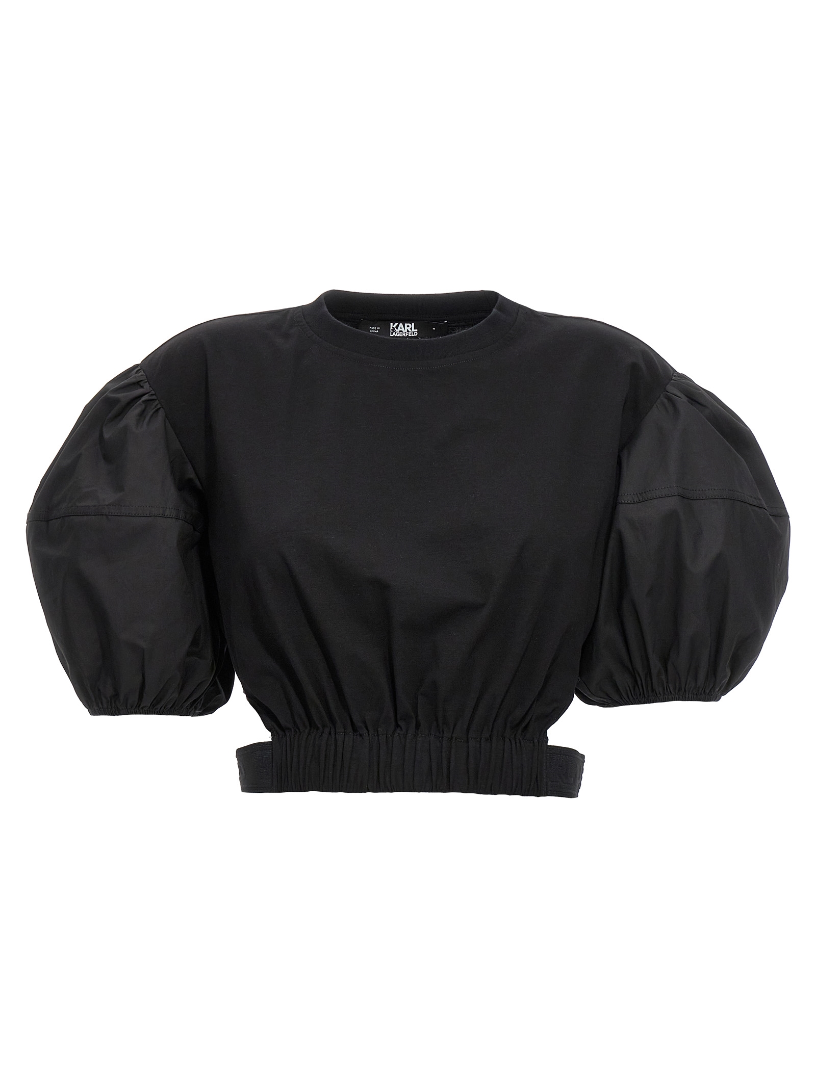 Cut-out T-shirt 235W1715999 (KARL LAGERFELD / Tシャツ・カットソー ) | KARL LAGERFELD (カール・ラガーフェルド)