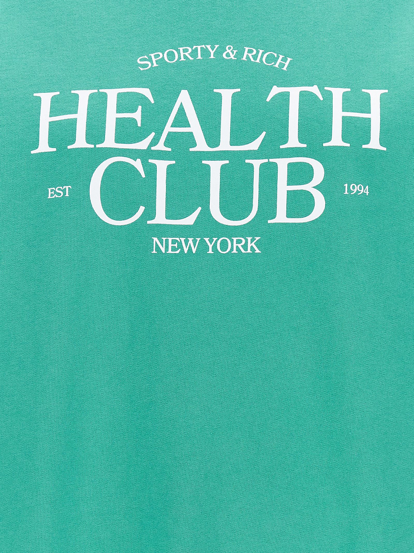 'Health Club' sweatshirt CR855FTFADEDTEAL (Sporty & Rich / スウェット・フーディー ) | Sporty & Rich (スポーティアンドリッチ)(3)