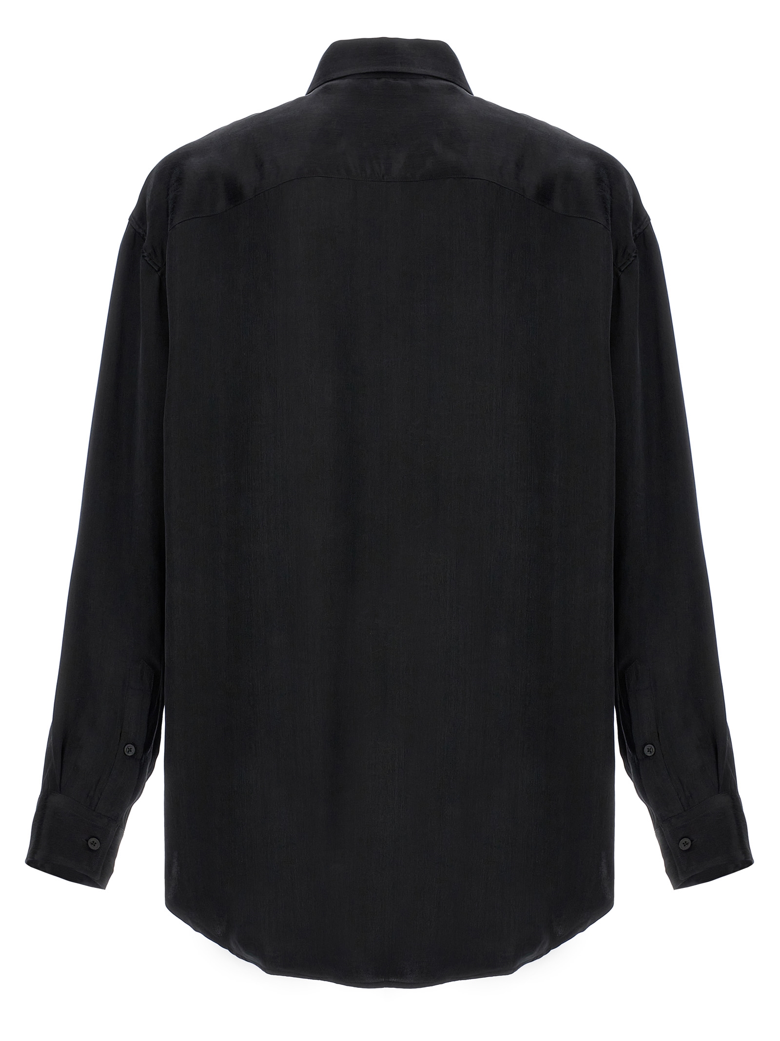 Logo embroidery cupro shirt AAUSH0236FA01BLK0003 (1017-ALYX-9SM / シャツ・ブラウス ) | 1017-ALYX-9SM (アリクス)(1)
