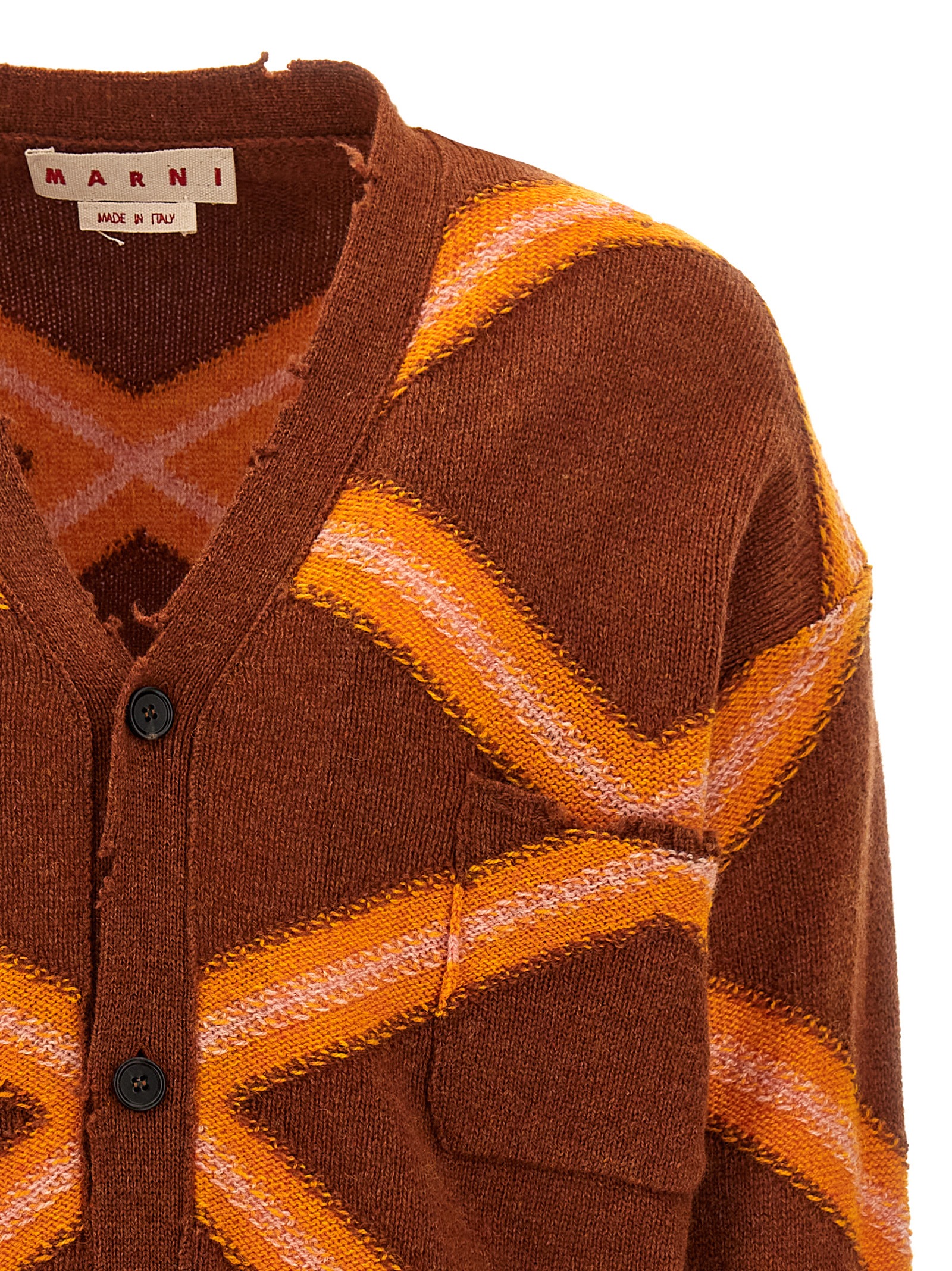 'Broken Macro Argyle' cardigan CDMG0134Q0UFH946ARM36 (Marni / ニット・セーター・カーディガン ) | Marni (マルニ)(2)