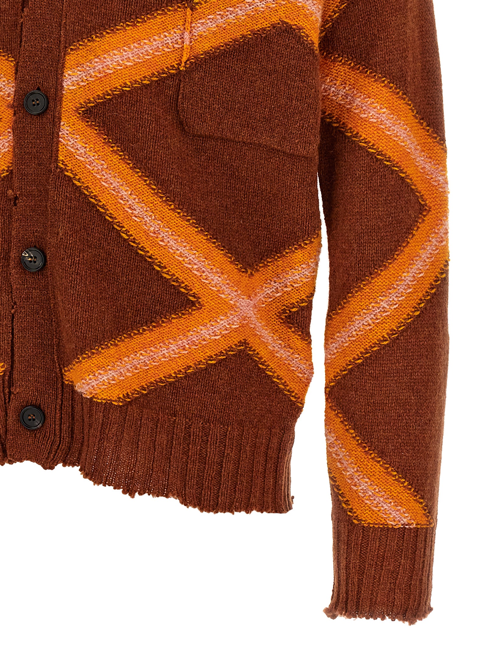 'Broken Macro Argyle' cardigan CDMG0134Q0UFH946ARM36 (Marni / ニット・セーター・カーディガン ) | Marni (マルニ)(3)