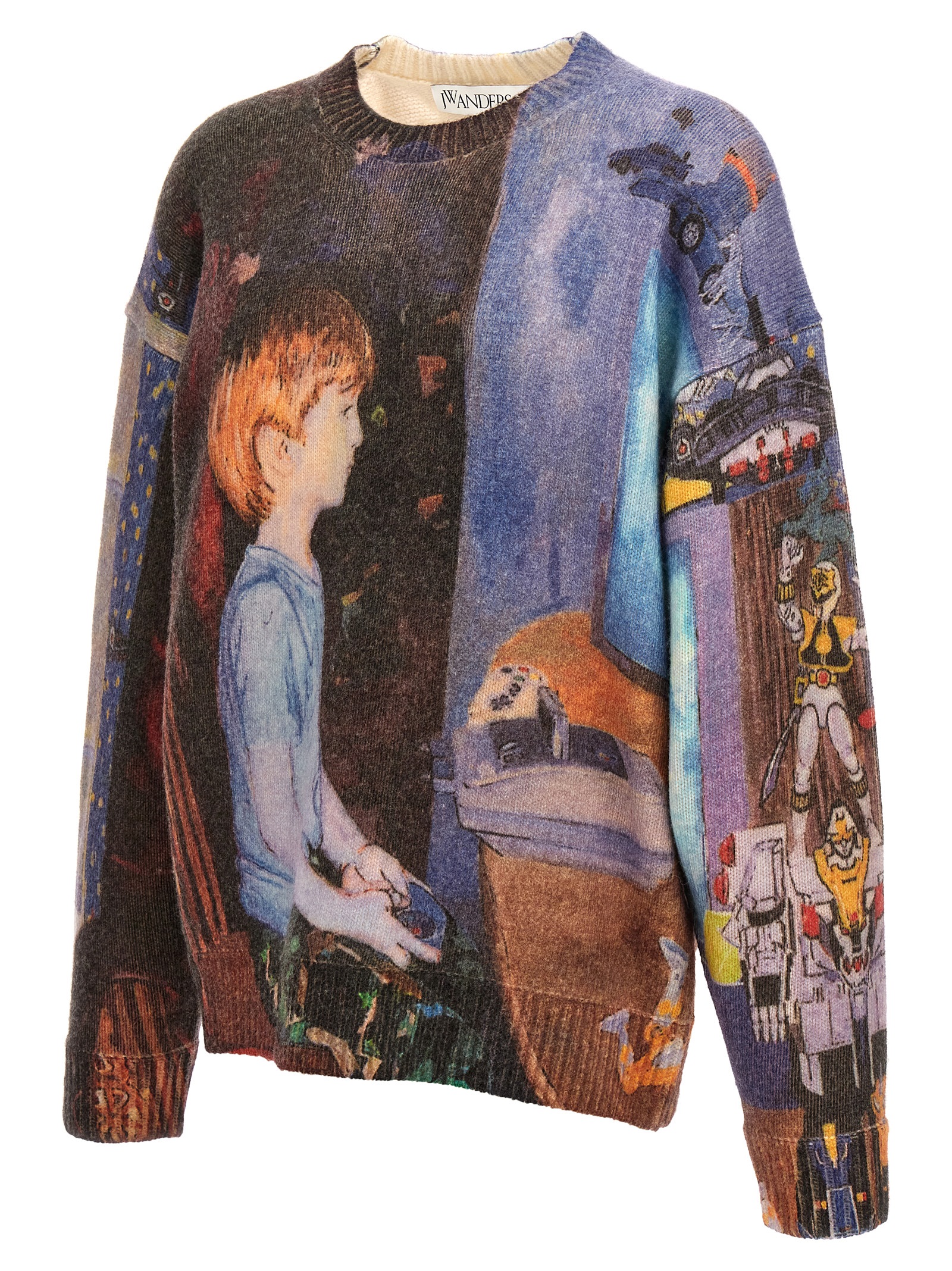 'Computer' print sweater KW1222YN0373800 (JW Anderson / ニット・セーター・カーディガン ) | JW Anderson (ジェイダブリュー アンダーソン)(2)
