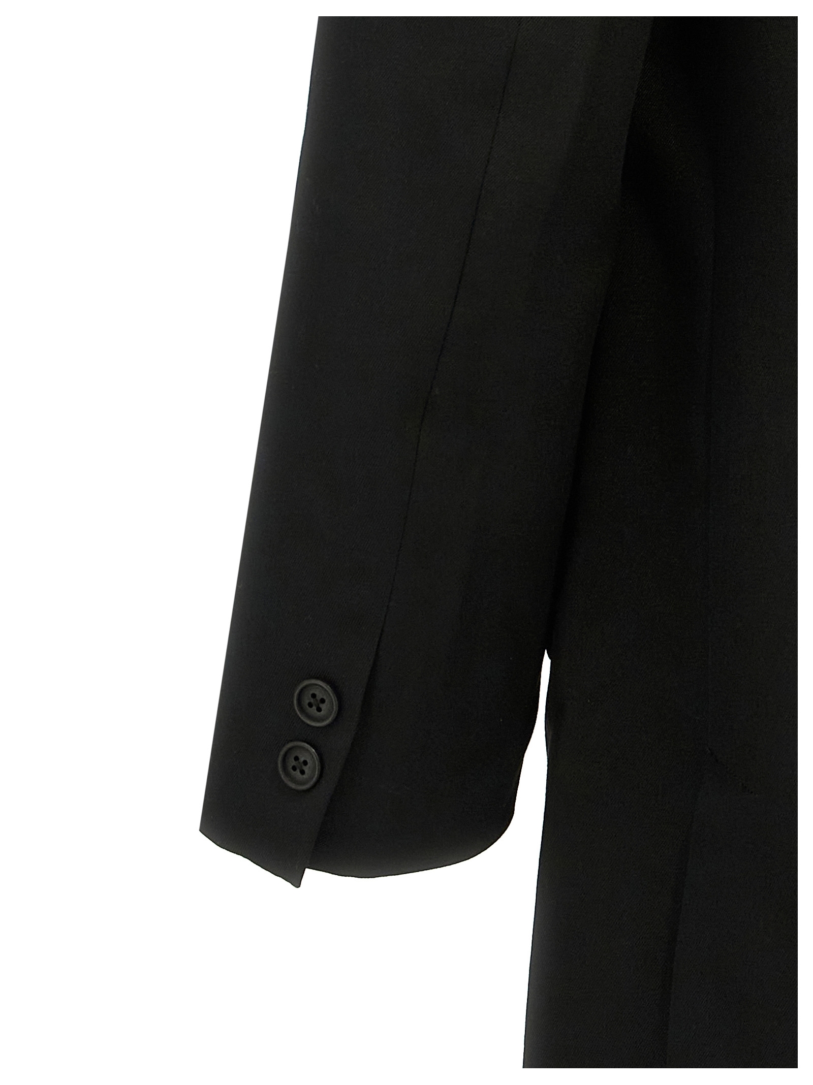 Single-breasted blazer with strap detail HOJ74534BLACK1 (Yohji Yamamoto / スーツ・ジャケット ) | Yohji Yamamoto (ヨウジヤマモト)(3)