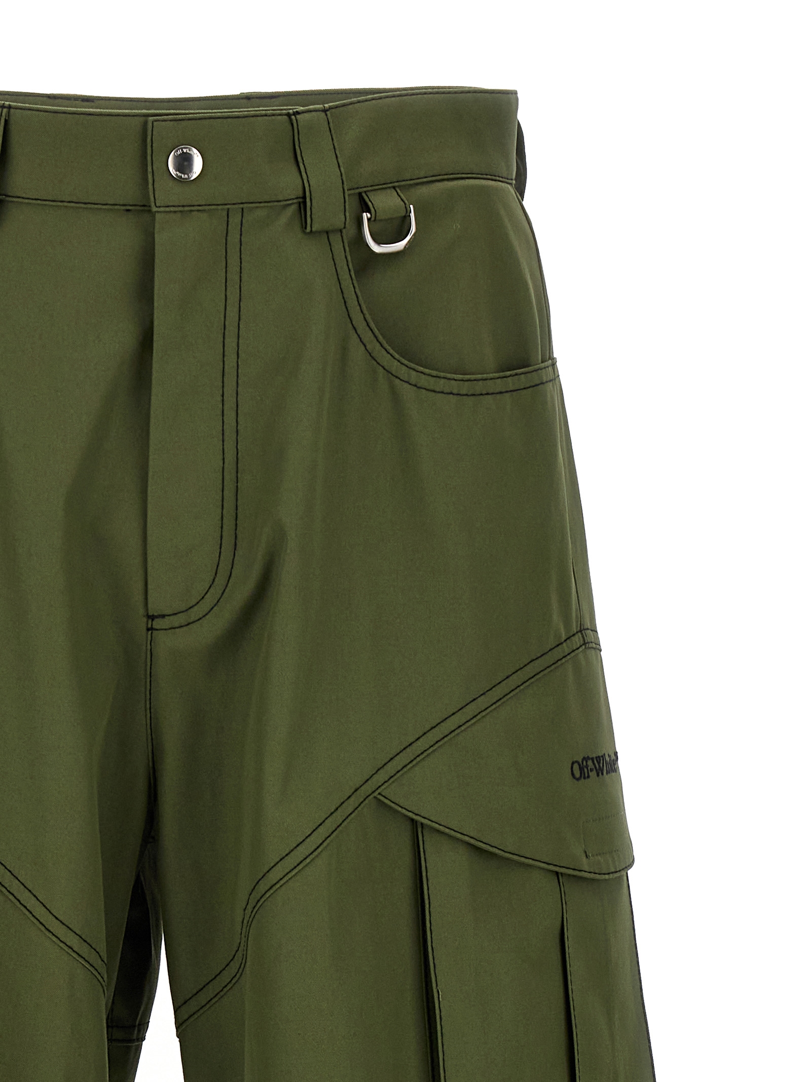 'Arr Cot Straight Cargo' pants OMCF042F24FAB00158105810 (Off-White / パンツ ) | Off-White (オフホワイト)(2)