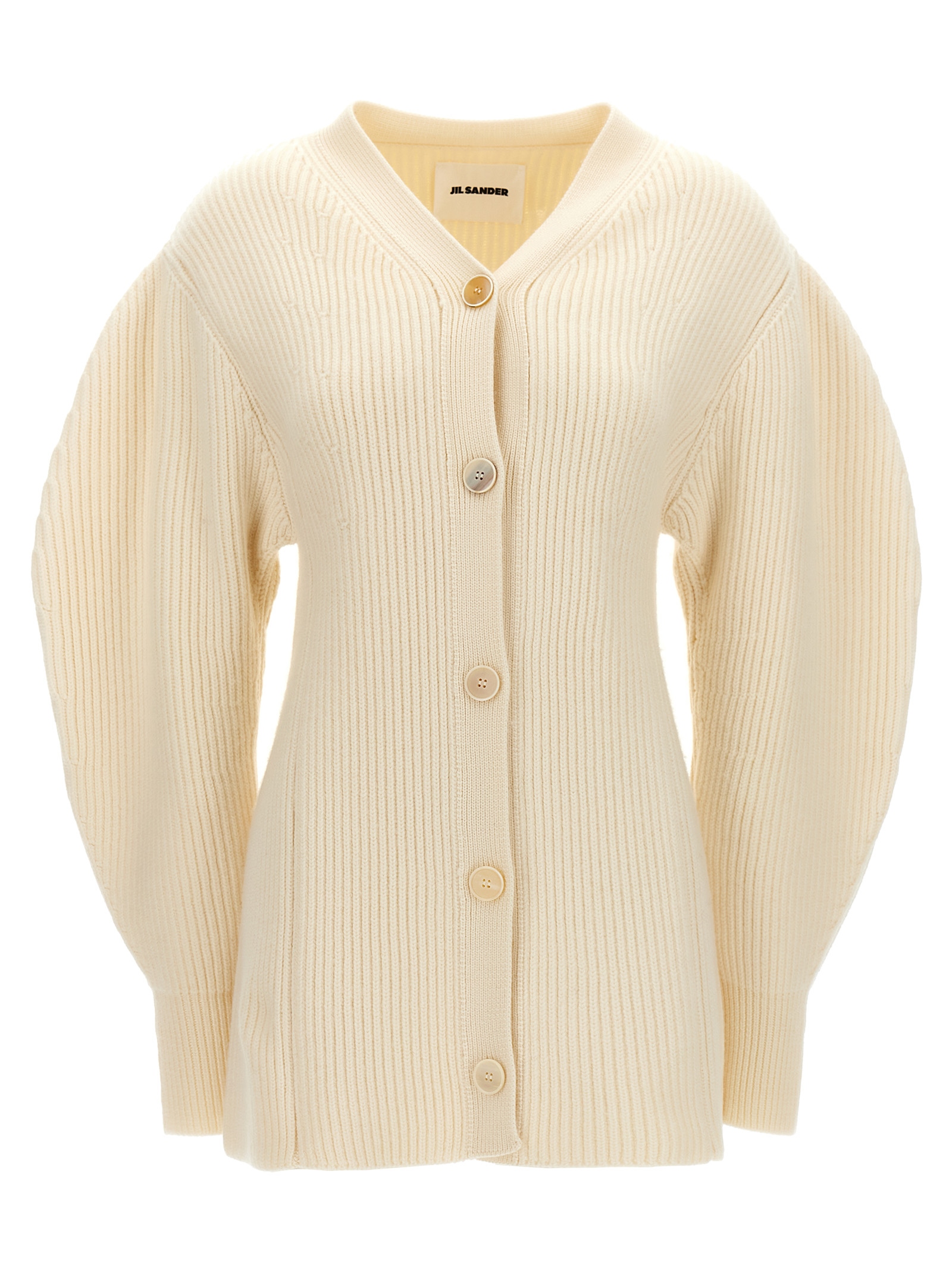 Ribbed cardigan J03HP0010J14747105 (Jil Sander / ニット・セーター・カーディガン ) | Jil Sander (ジルサンダー)