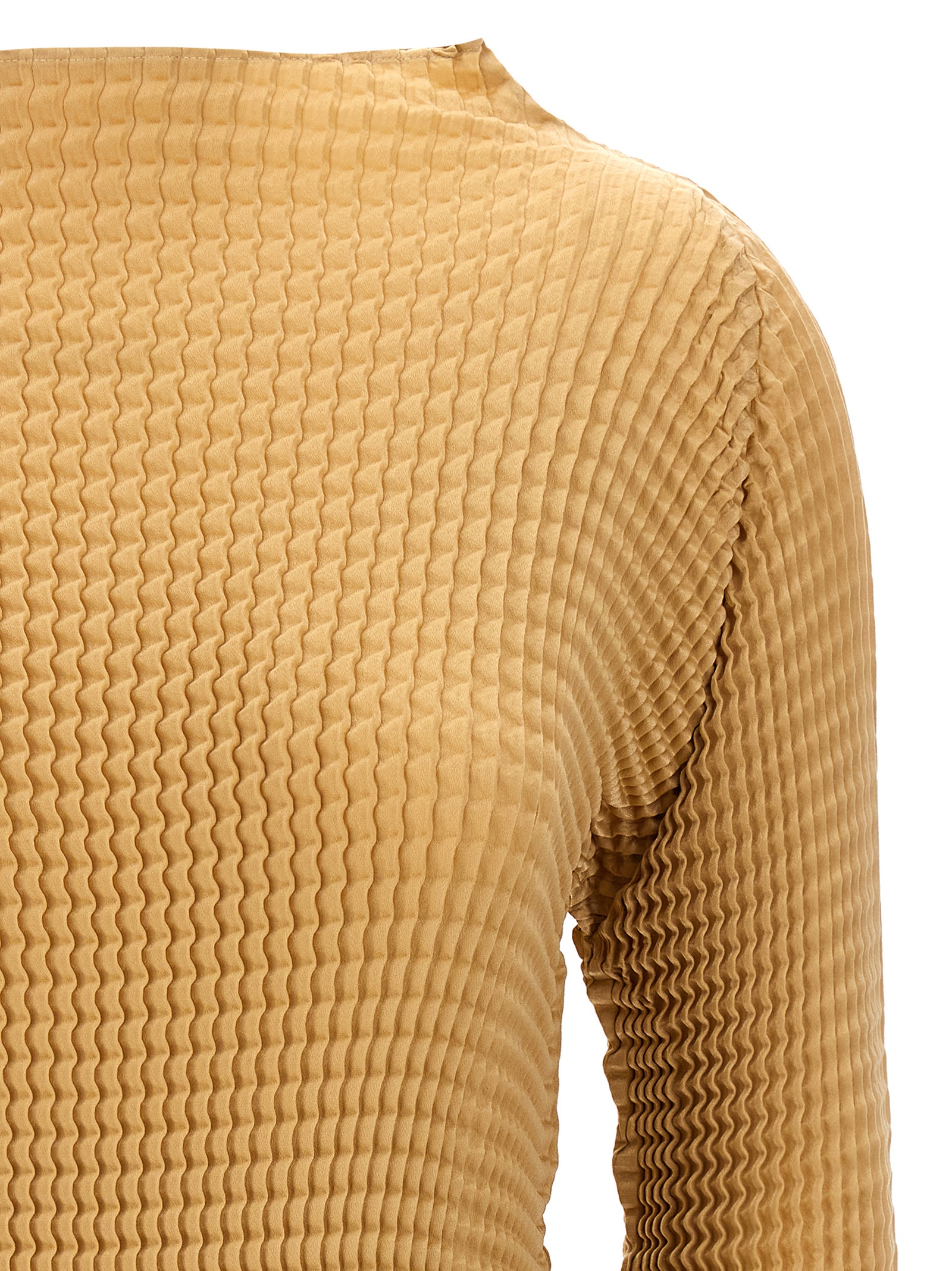 'Suede Like Pleats' blouse IM48FJ10540 (ISSEY MIYAKE / シャツ・ブラウス ) | ISSEY MIYAKE (イッセイ ミヤケ)(2)