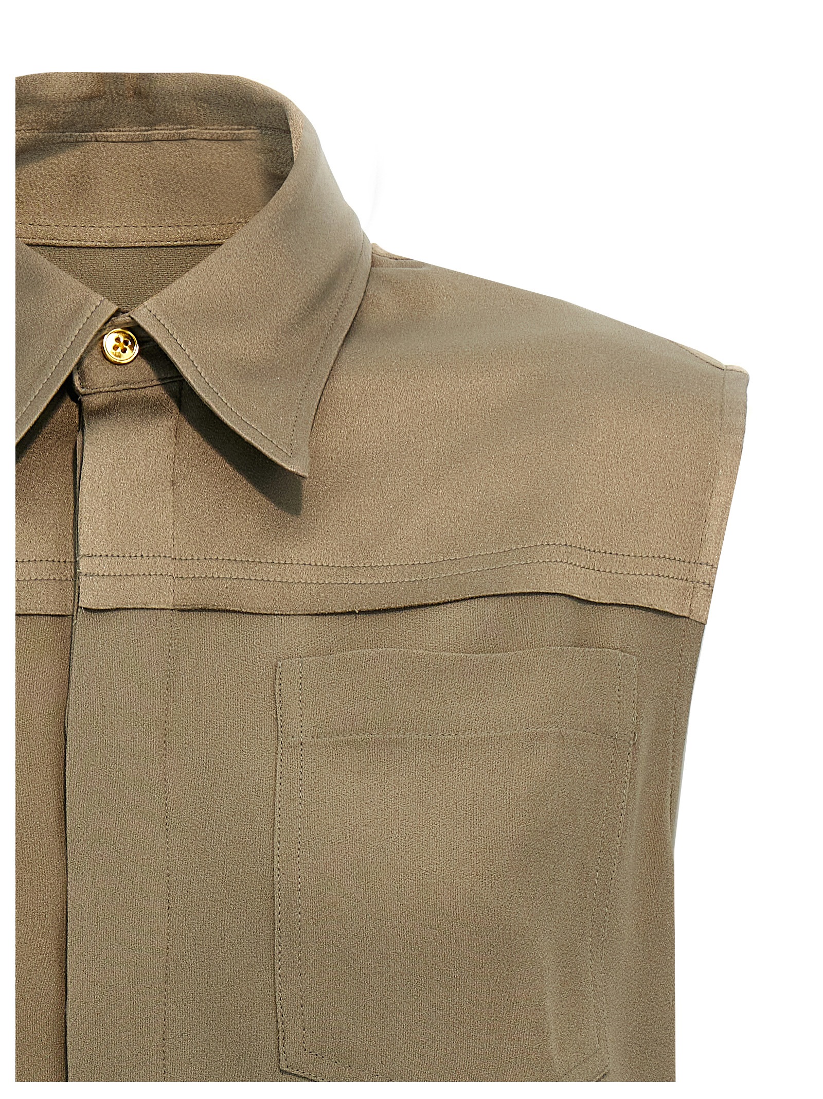 Viscose shirt FSH220AC00140952 (AMI Paris / シャツ・ブラウス ) | AMI Paris (アミパリス)(2)