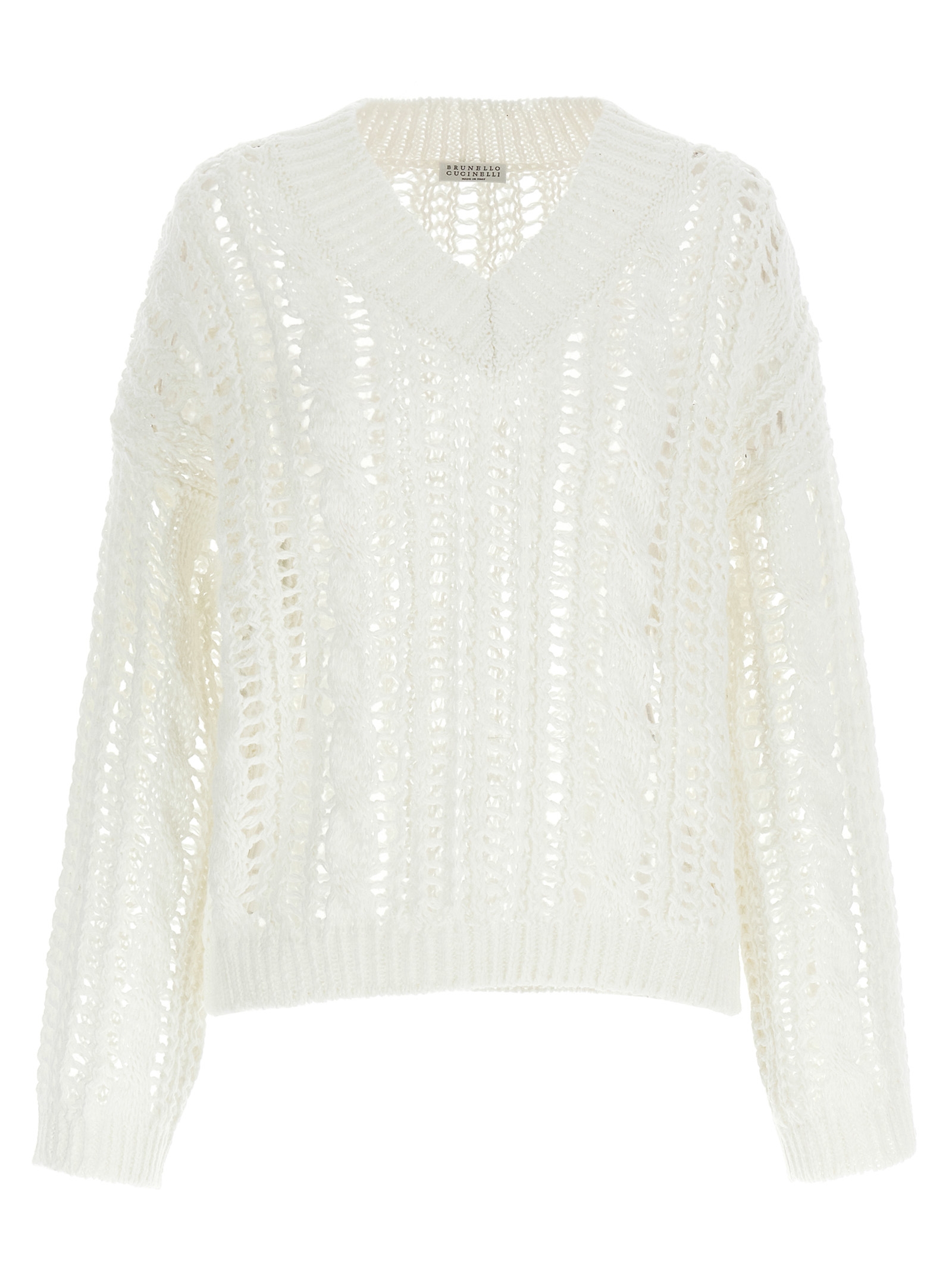 Crochet sweater M3Y351812C2723 (Brunello Cucinelli / ニット・セーター・カーディガン ) | Brunello Cucinelli (ブルネロ・クチネリ)
