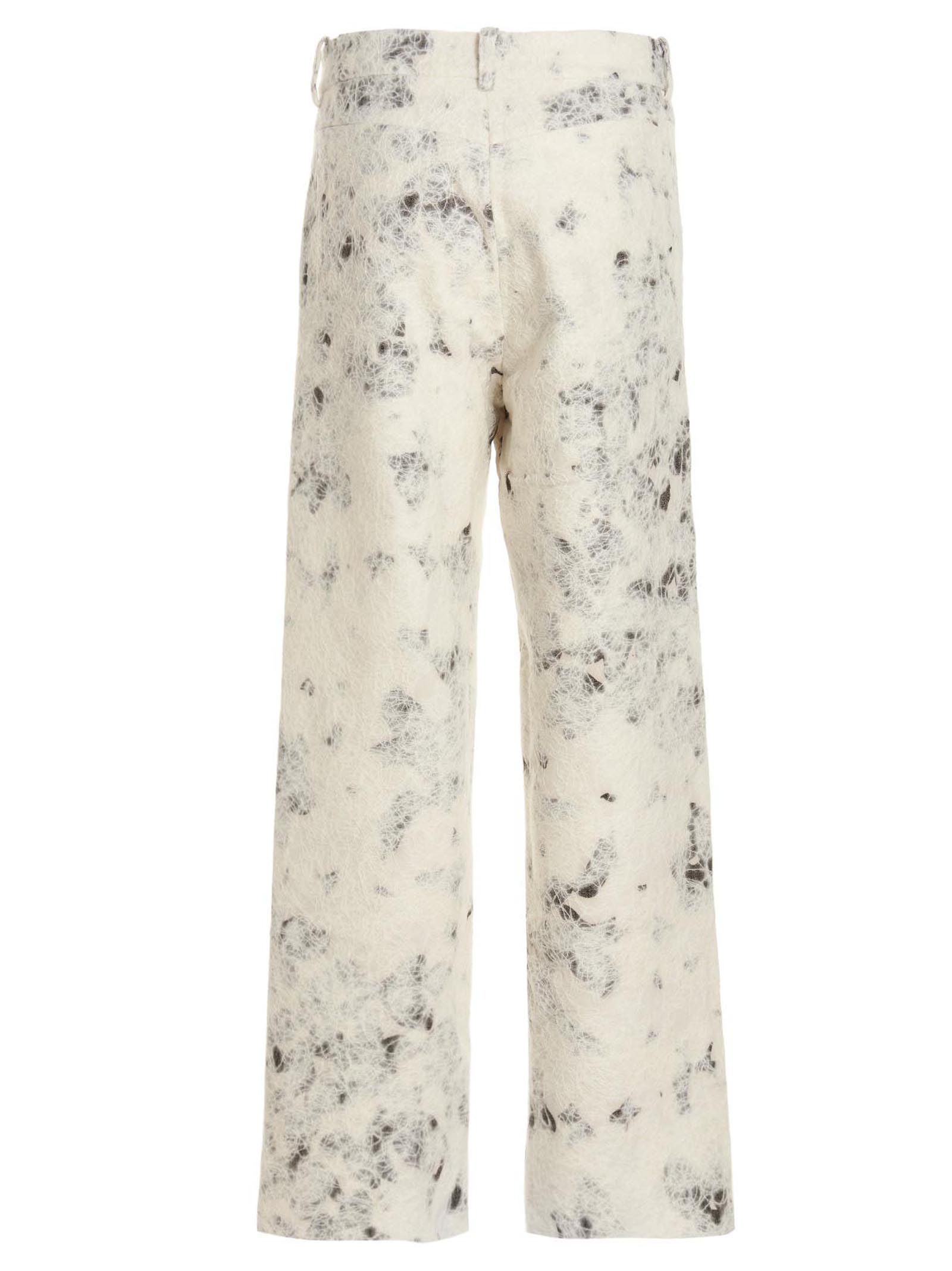 'Doomboh Work' pants DMBD006WHSKWHITEMOHAIRONFLORALSILK (VITELLI / パンツ ) | VITELLI (ヴィテッリ)(1)